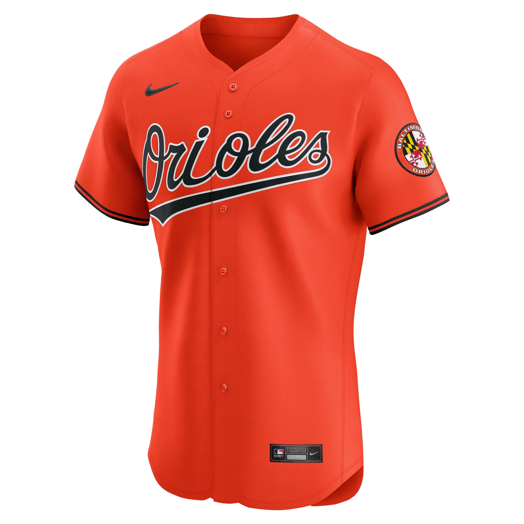 Baltimore Orioles Nike Alternate 2 Elite Jersey – Orange