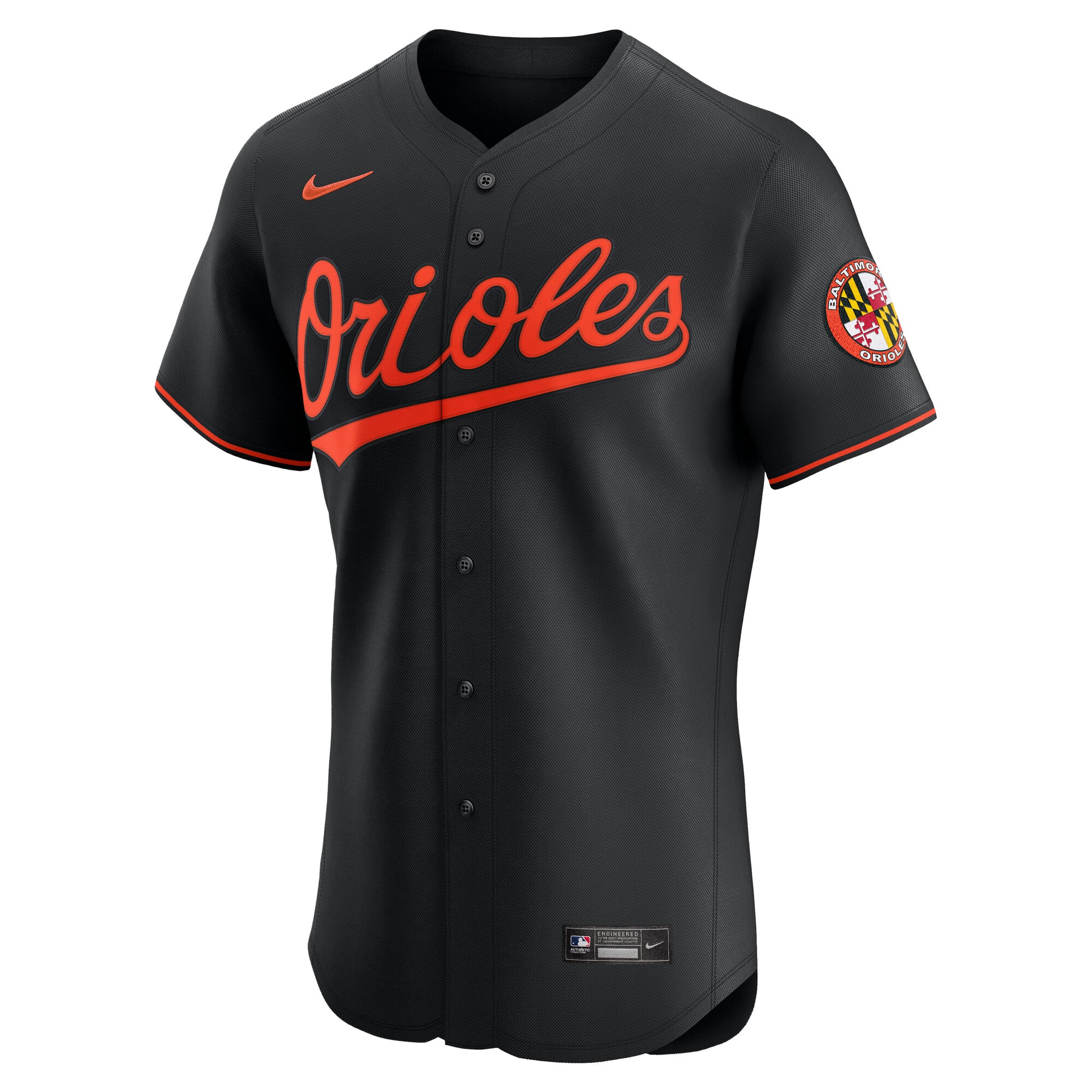 Baltimore Orioles Nike Alternate Elite Jersey – Black