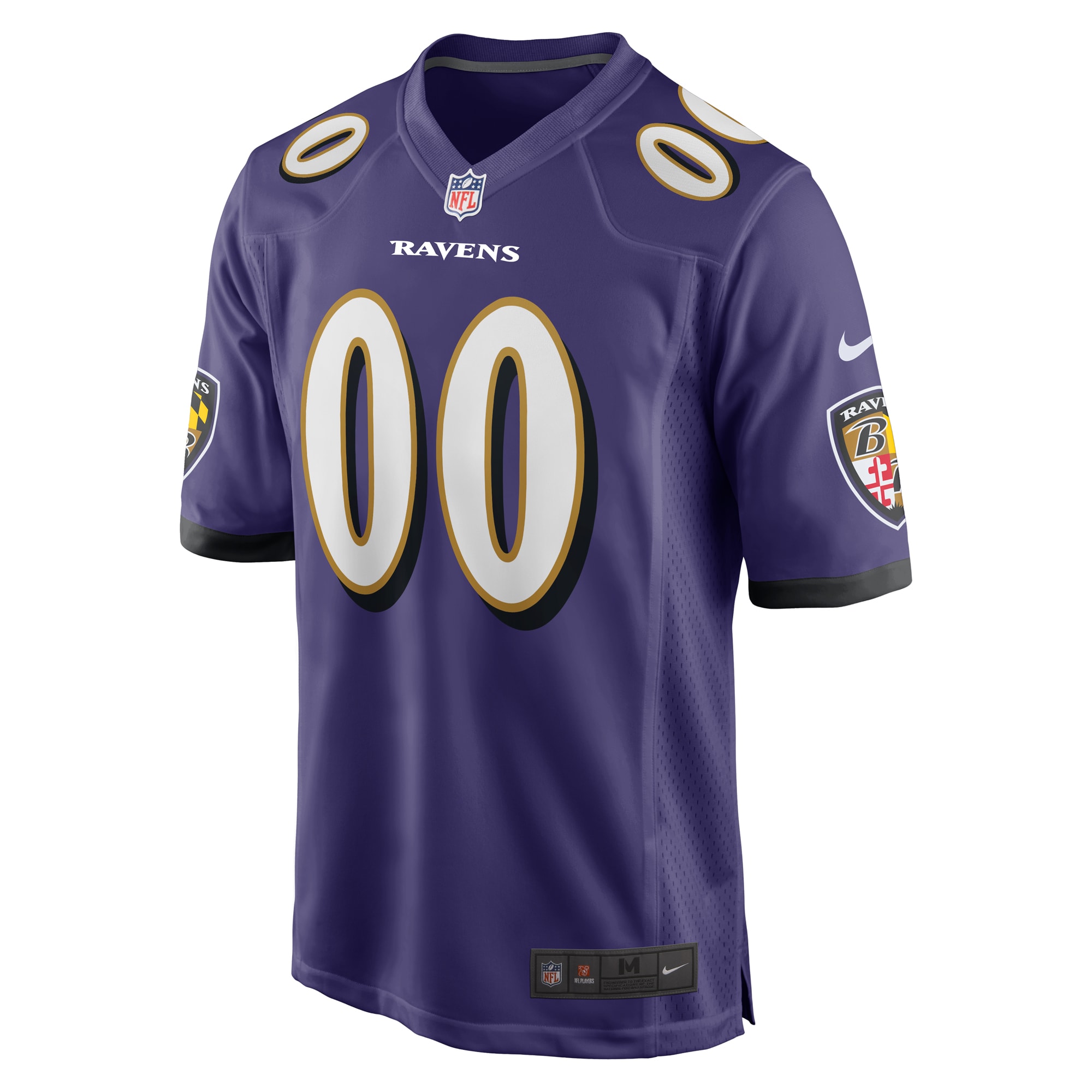 Baltimore Ravens Nike Youth Custom Game Jersey – Purple Clowdercats