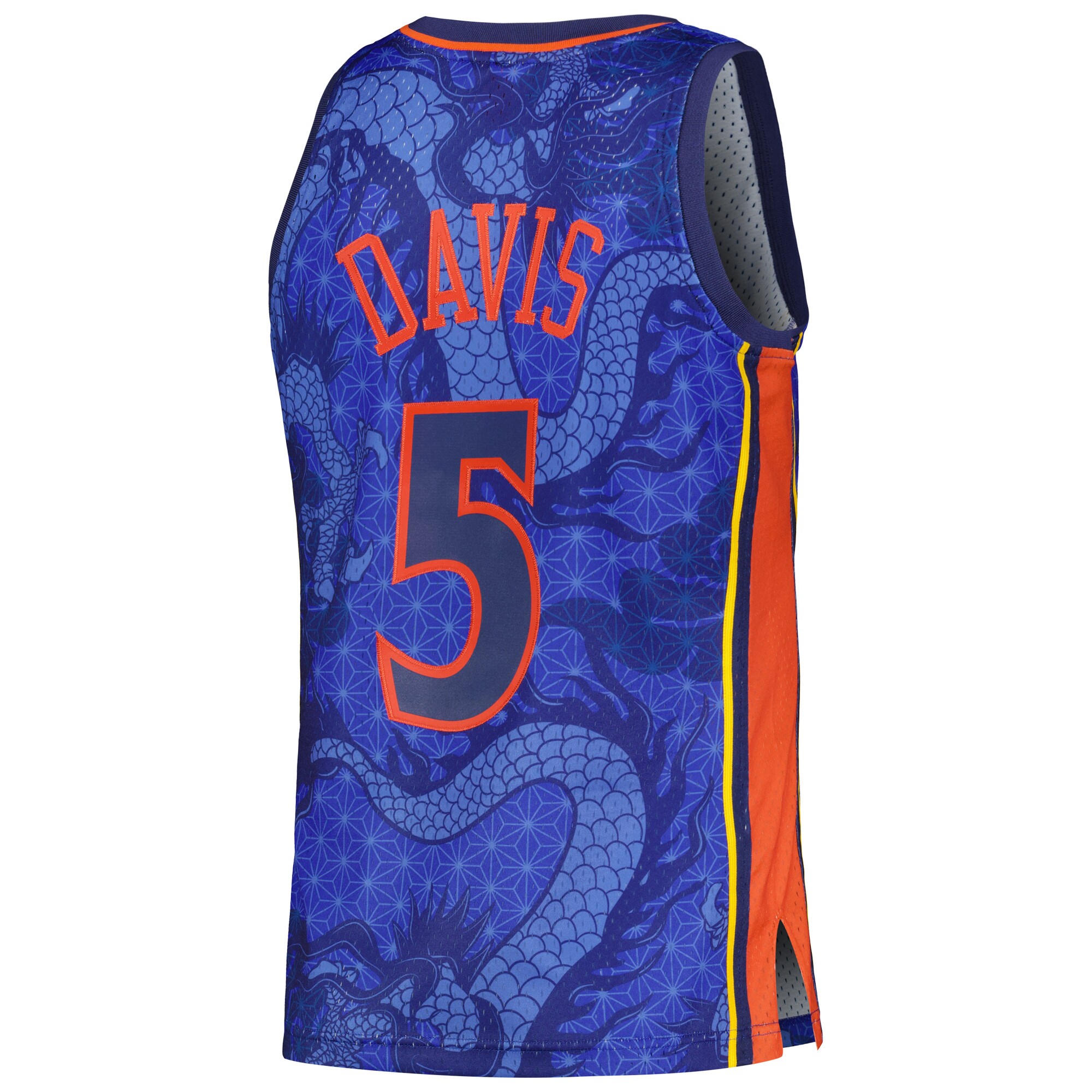 Baron Davis Golden State Warriors Mitchell & Ness 2006/07 Hardwood Classics Asian Heritage 6.0 Swingman Throwback Player Jersey – Royal Clowdercats