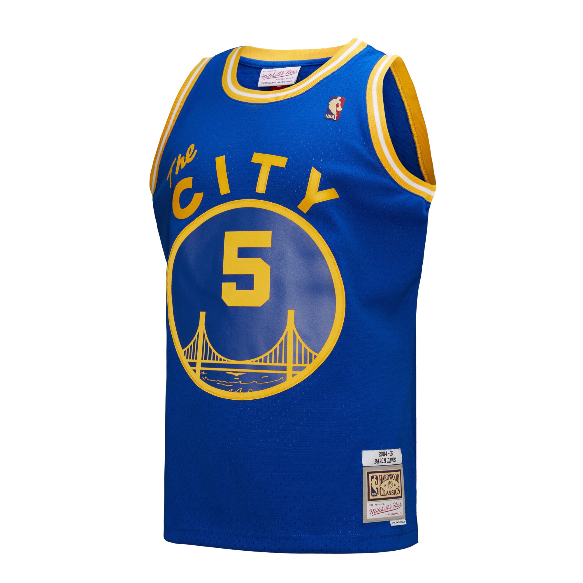 Baron Davis Golden State Warriors Mitchell & Ness Hardwood Classics 2004/05 Swingman Jersey – Royal Clowdercats