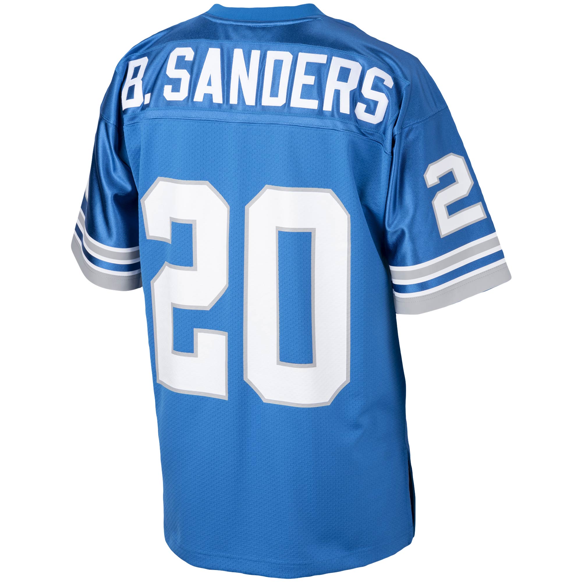 Barry Sanders Detroit Lions 1993 Mitchell & Ness Authentic Throwback Retired Player Jersey – Blue Clowdercats