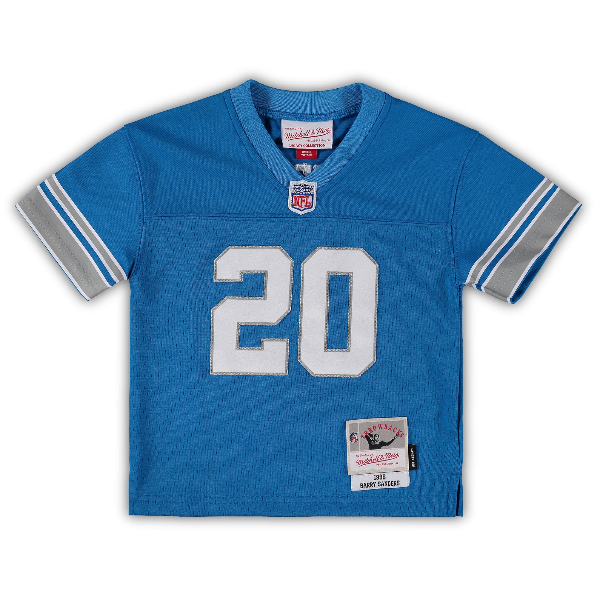 Barry Sanders Detroit Lions Mitchell & Ness Toddler 1996 Retired Legacy Jersey – Blue Clowdercats