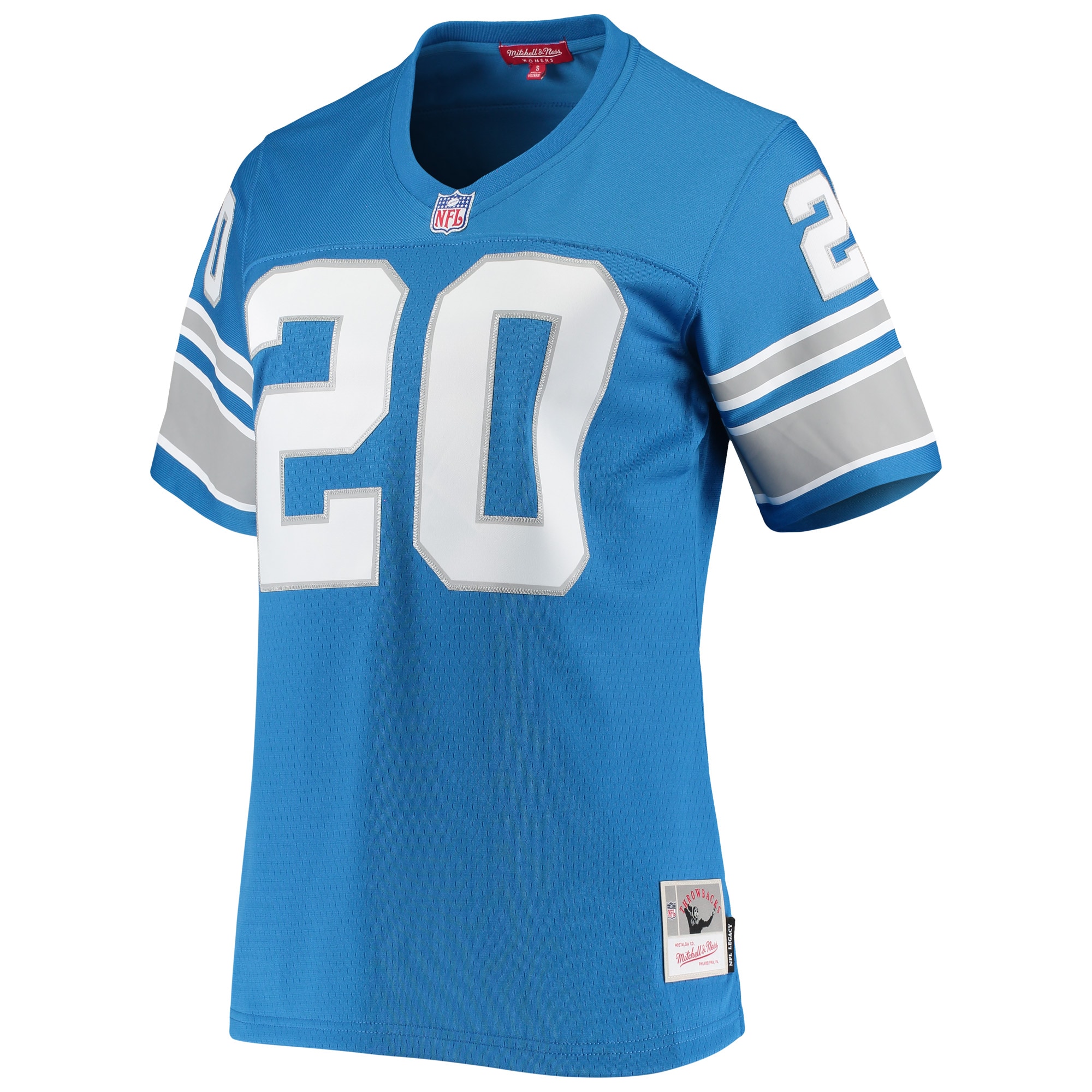Barry Sanders Detroit Lions Mitchell & Ness Women’s 1996 Legacy Replica Jersey – Blue Clowdercats