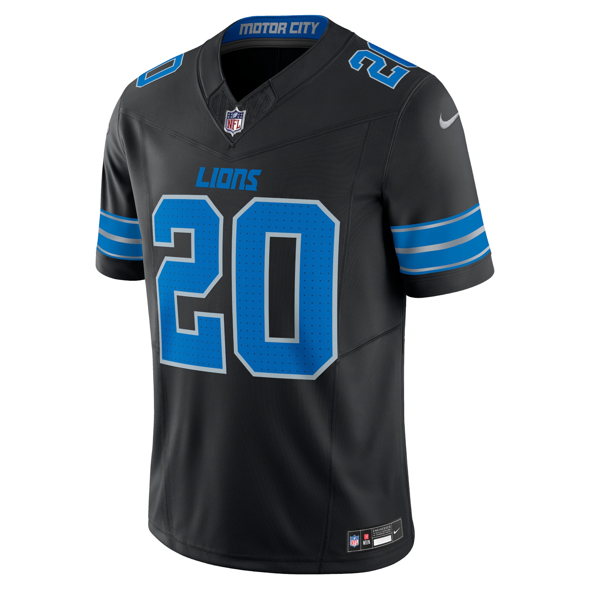 Barry Sanders Detroit Lions Nike 2nd Alternate Vapor F.U.S.E. Limited Jersey – Black Clowdercats