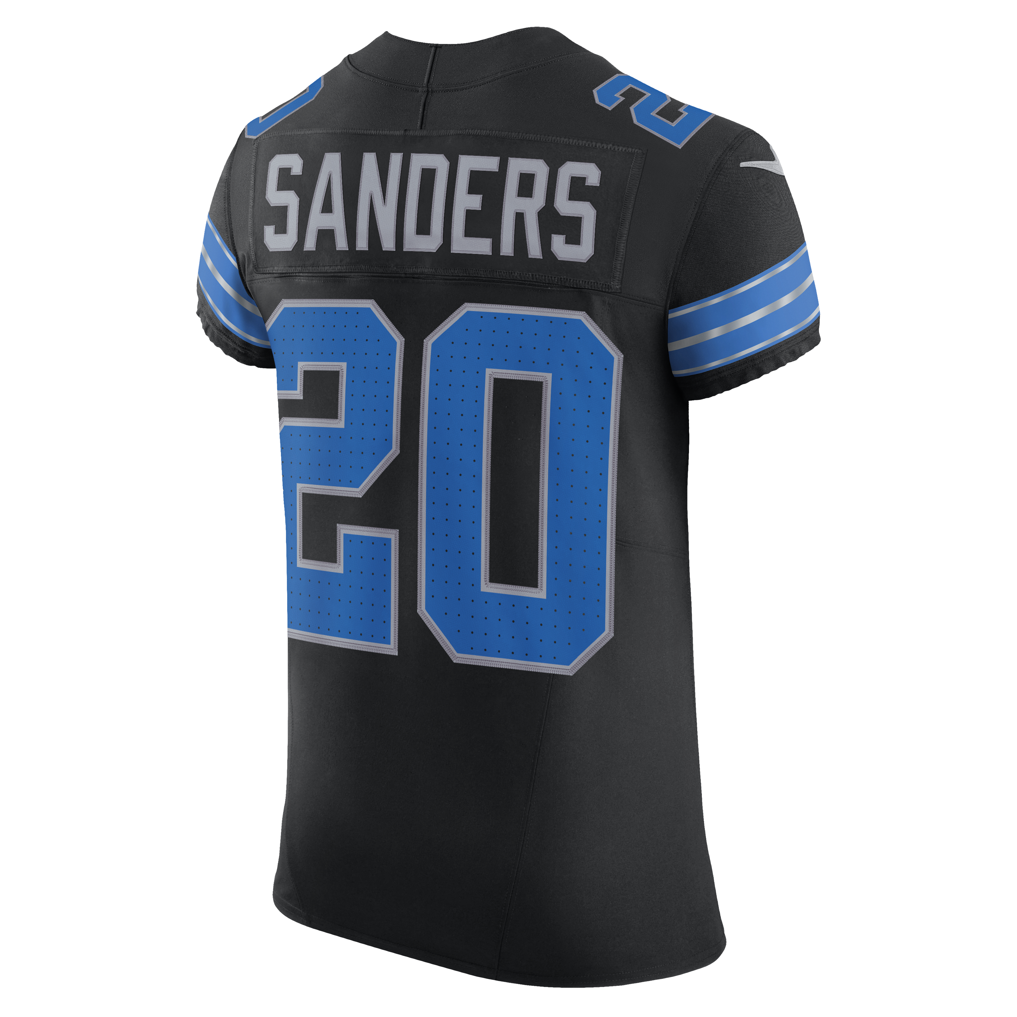 Barry Sanders Detroit Lions Nike Alternate Vapor F.U.S.E. Elite Jersey – Black Clowdercats