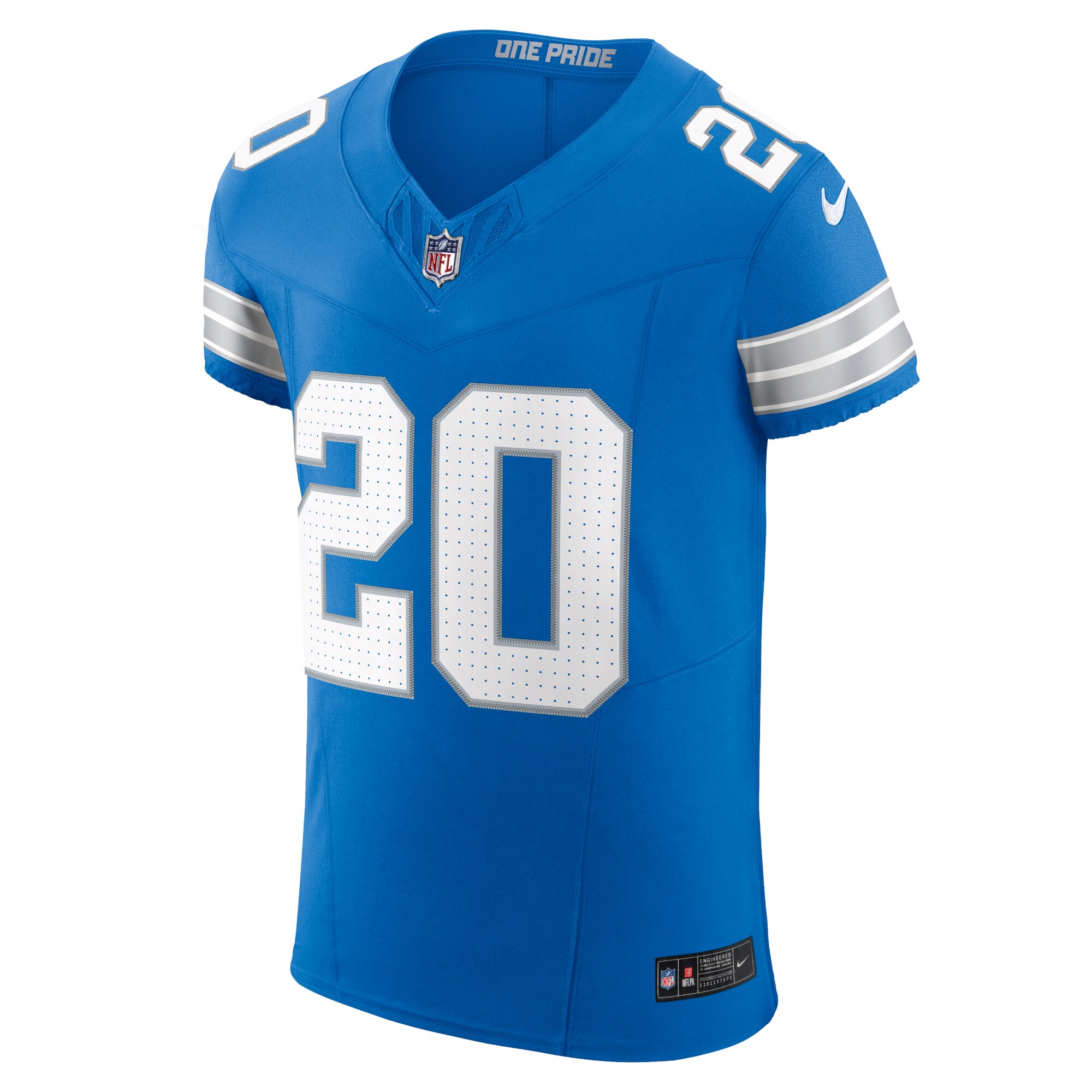 Barry Sanders Detroit Lions Nike Vapor F.U.S.E. Elite Jersey – Blue Clowdercats