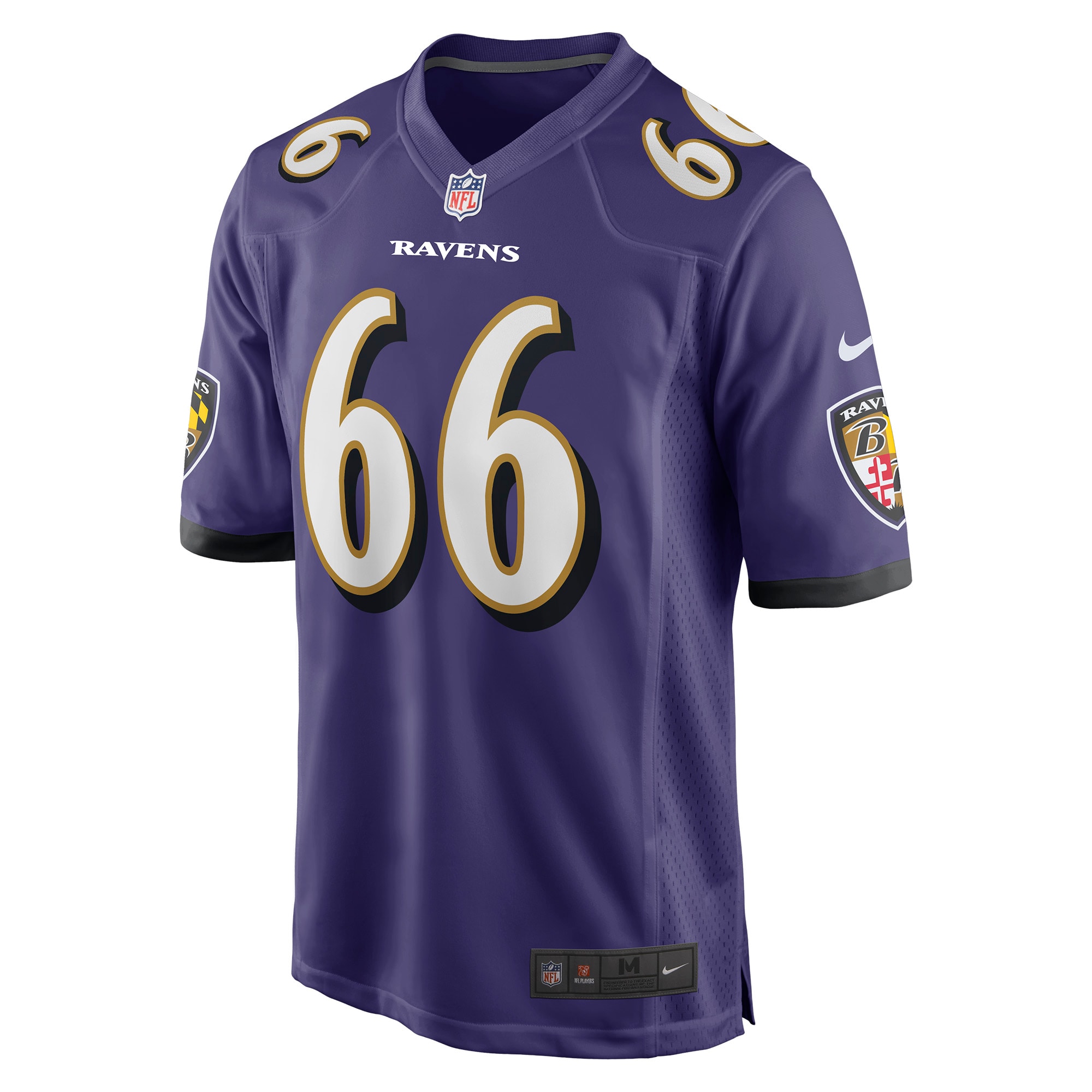 Ben Cleveland Baltimore Ravens Nike Game Jersey – Purple Clowdercats