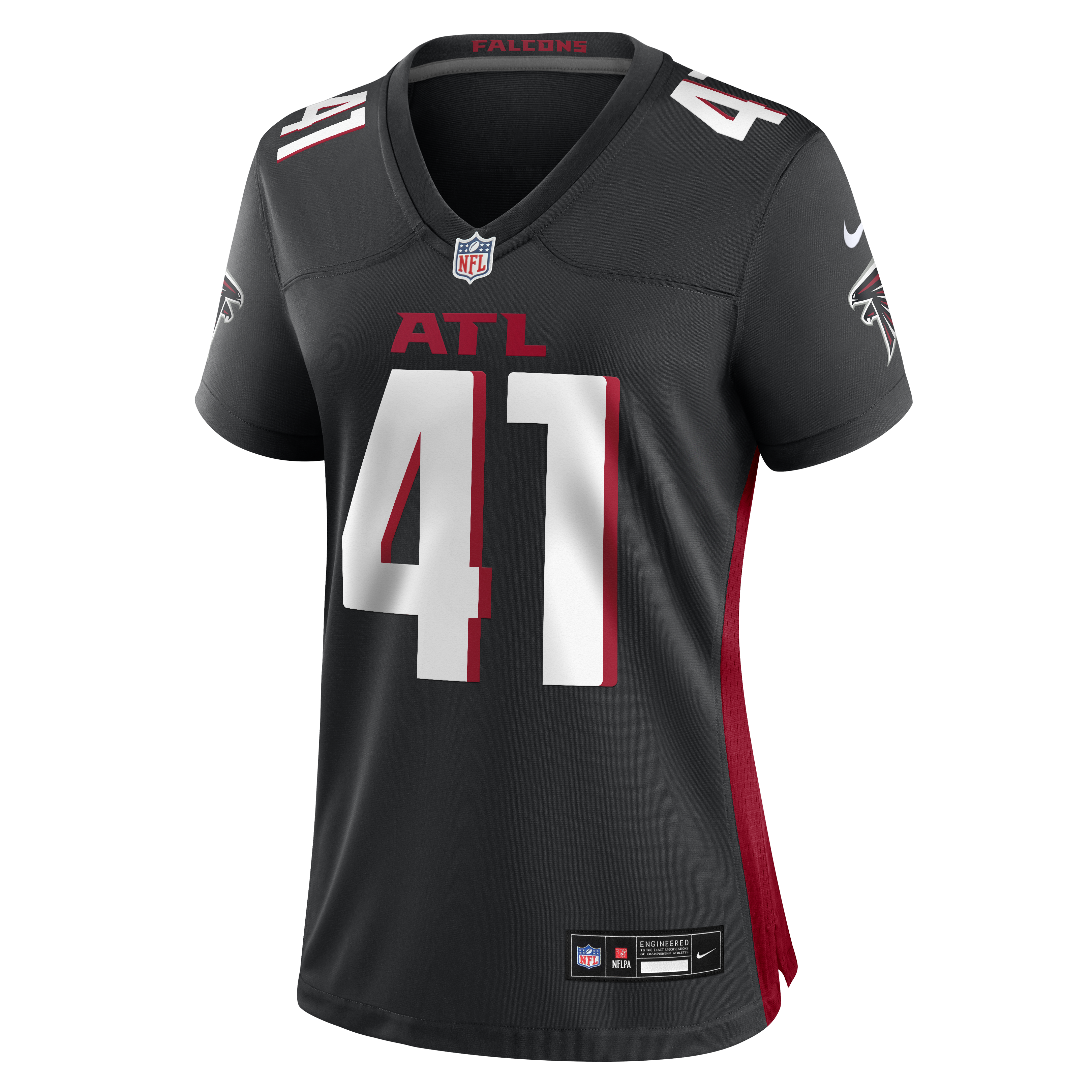 Ben Sauls Atlanta Falcons Nike Women’s Team Game Jersey – Black Clowdercats
