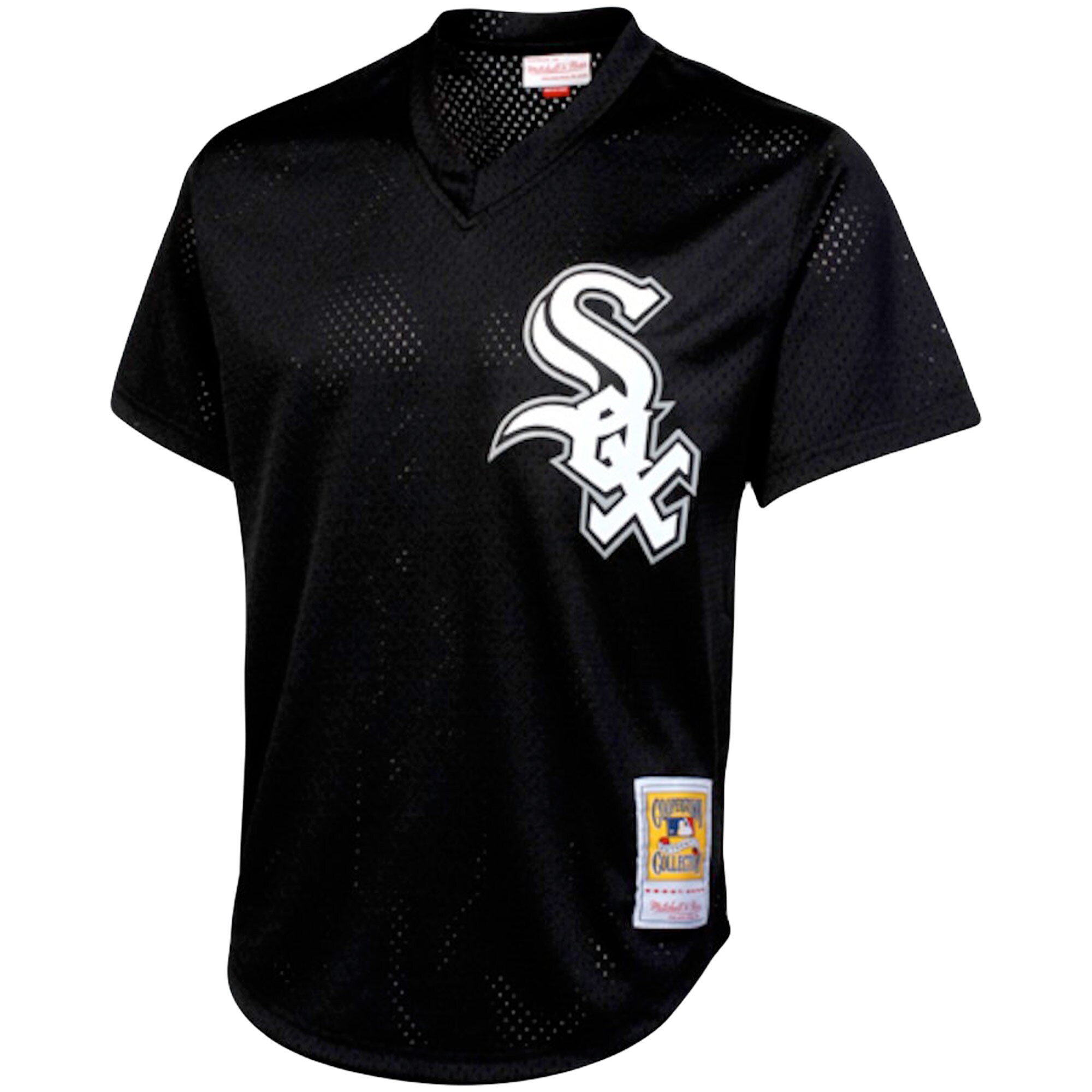 Bo Jackson Chicago White Sox Mitchell & Ness Cooperstown Collection Big & Tall Mesh Batting Practice Jersey – Black