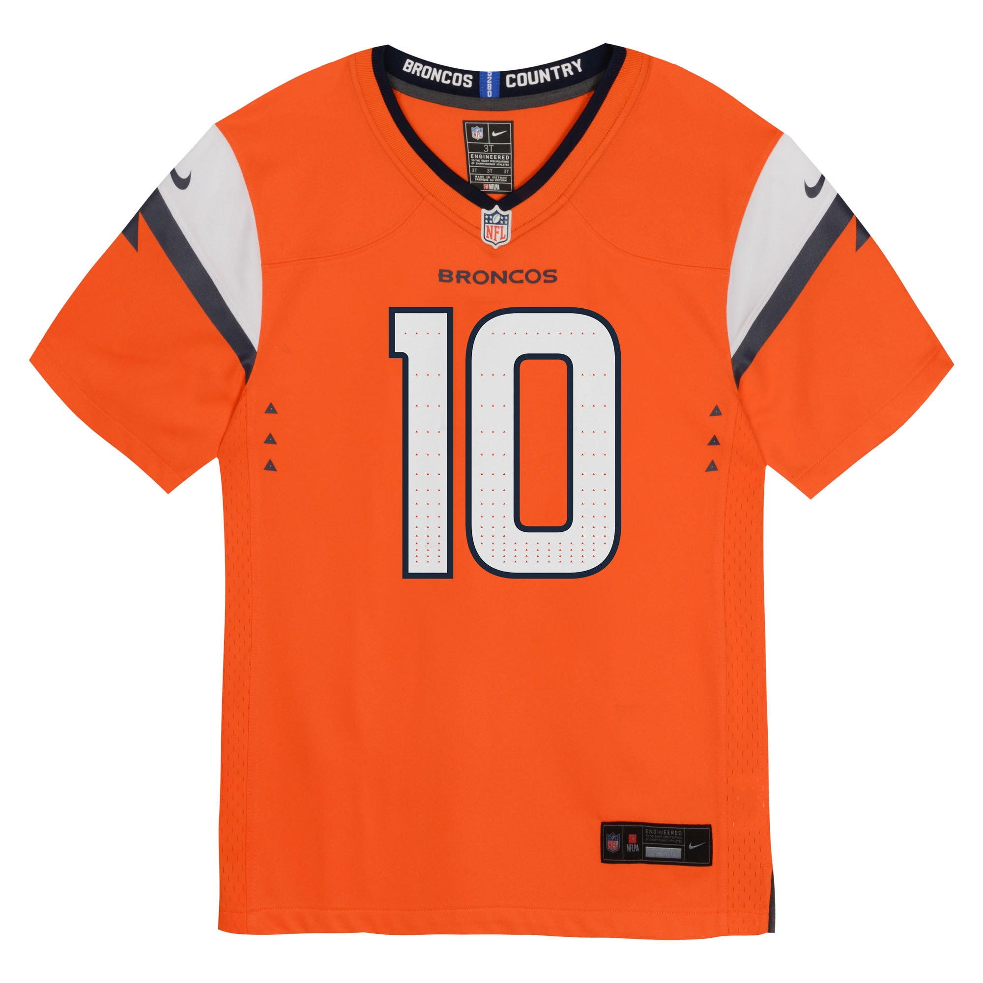 Bo Nix Denver Broncos Nike Toddler Game Jersey – Orange Clowdercats