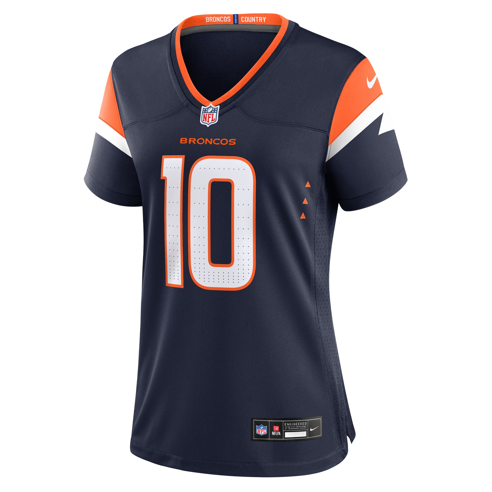 Bo Nix Denver Broncos Nike Women’s Alternate Game Jersey – Navy Clowdercats