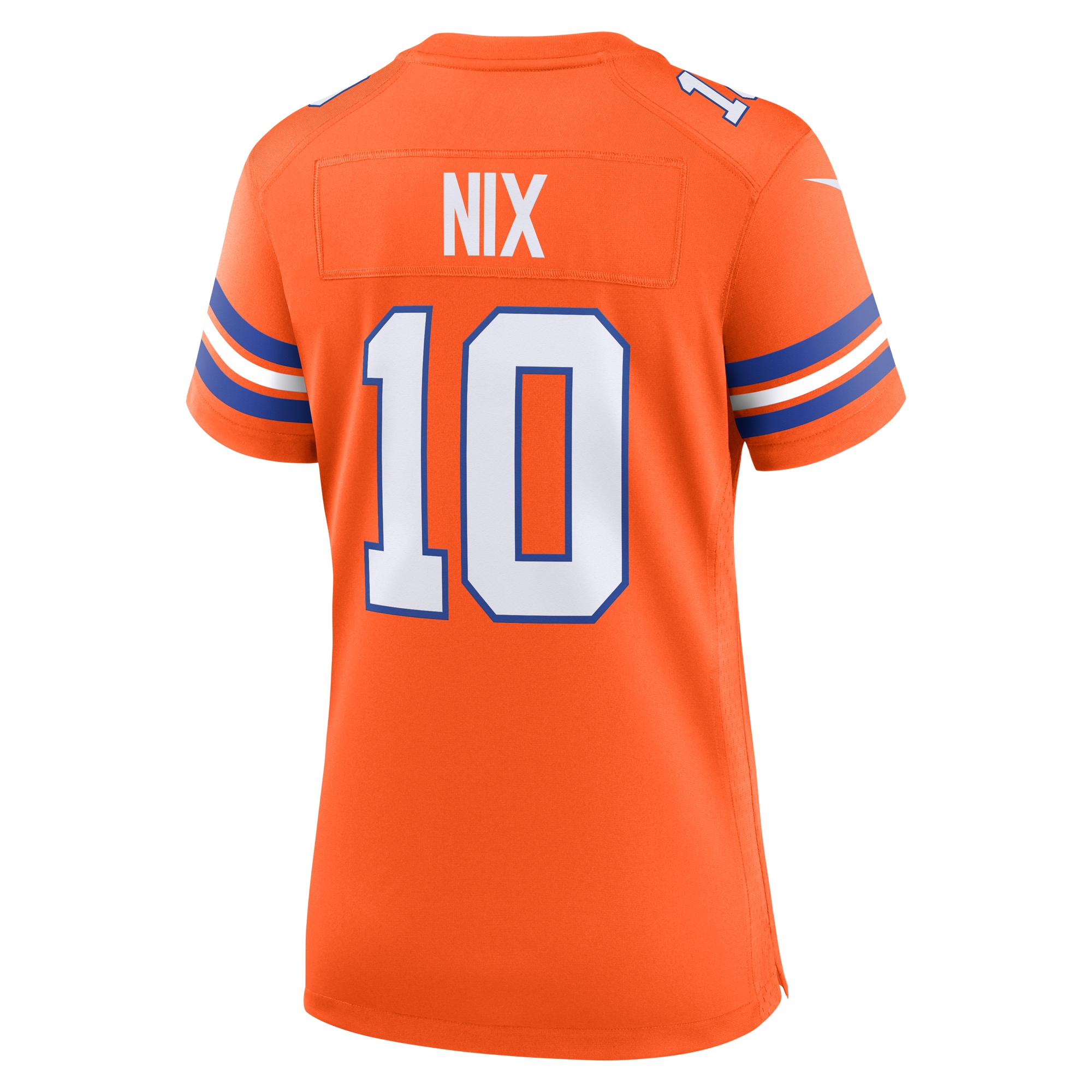 Bo Nix Denver Broncos Nike Women’s Mile High Collection 1977 Throwback Player Game Jersey – Orange Clowdercats