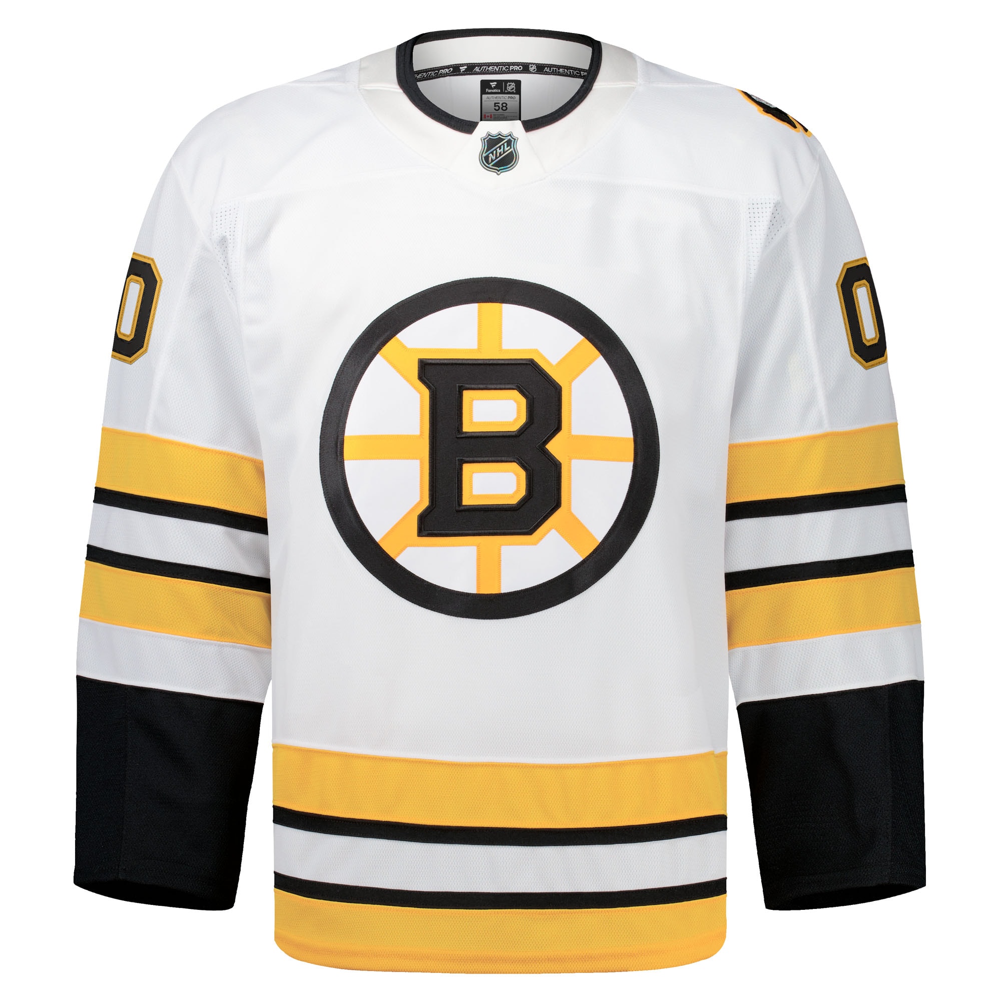 Boston Bruins Fanatics Away Authentic Pro Custom Jersey – White Clowdercats