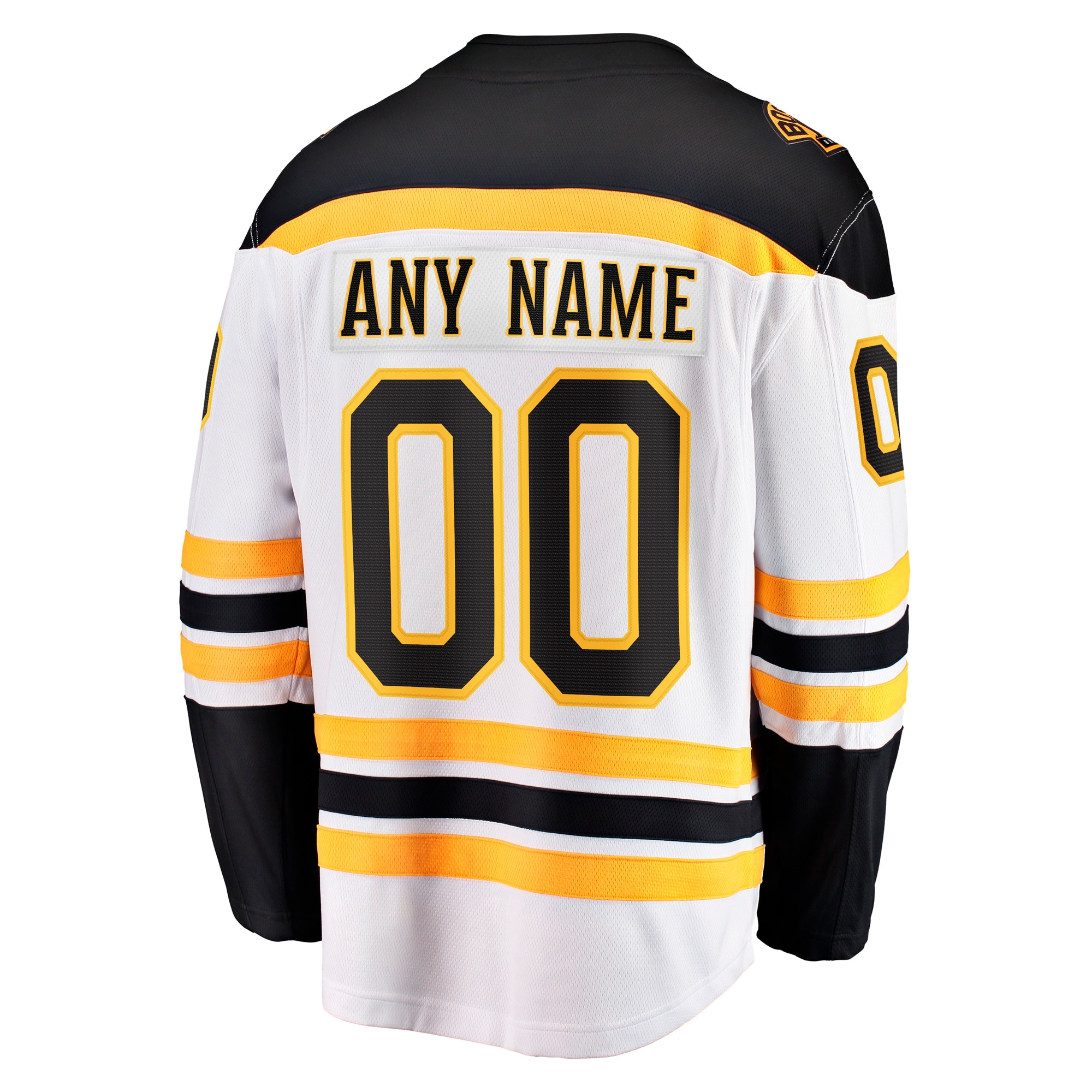 Boston Bruins Fanatics Away Breakaway Custom Jersey – White Clowdercats