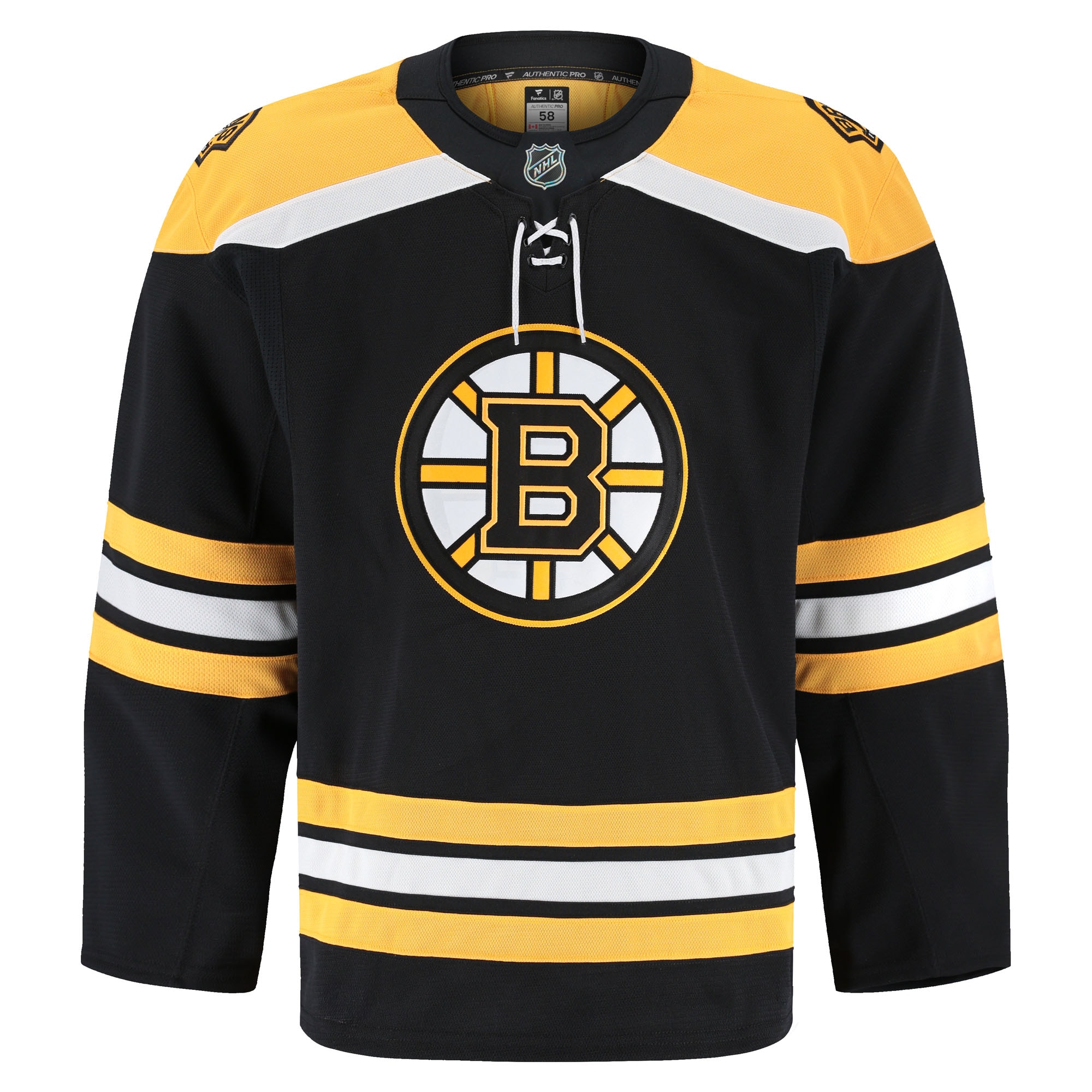 Boston Bruins Fanatics Home Authentic Pro Jersey – Black Clowdercats