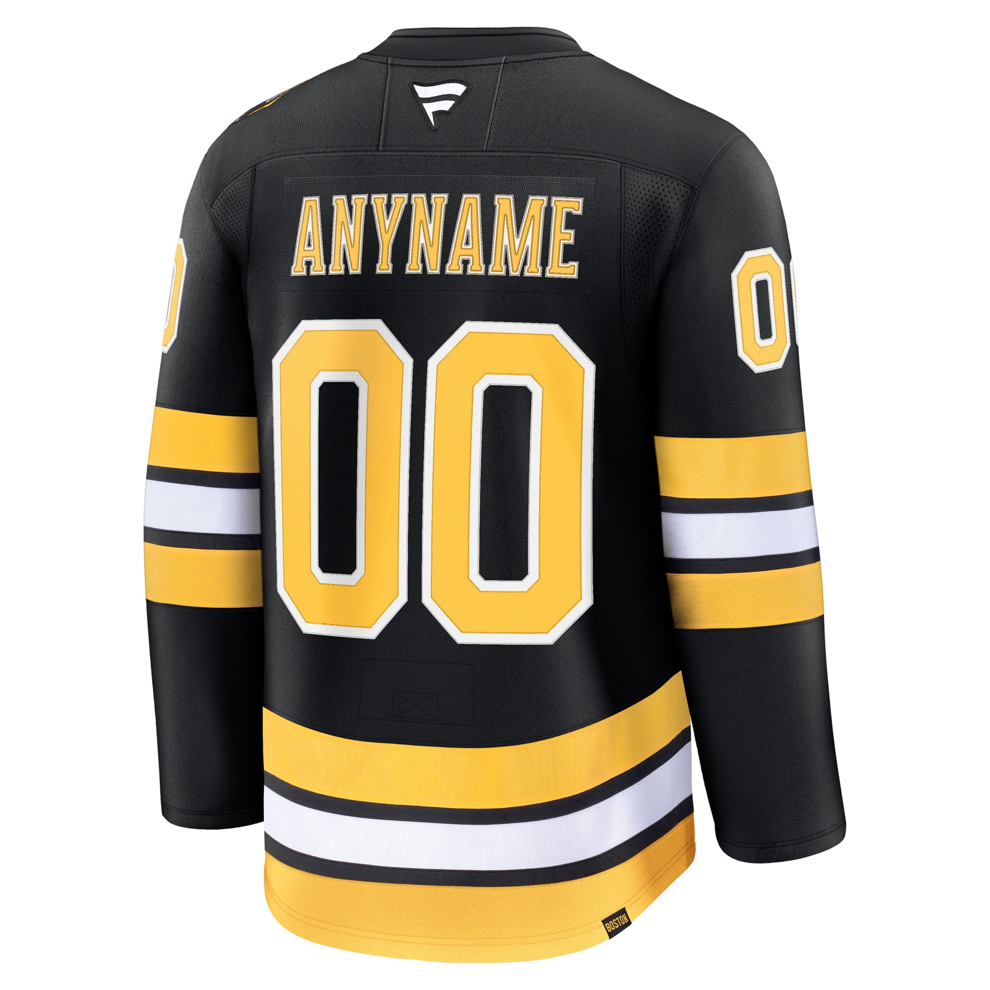 Boston Bruins Fanatics Home Premium Custom Jersey – Black Clowdercats