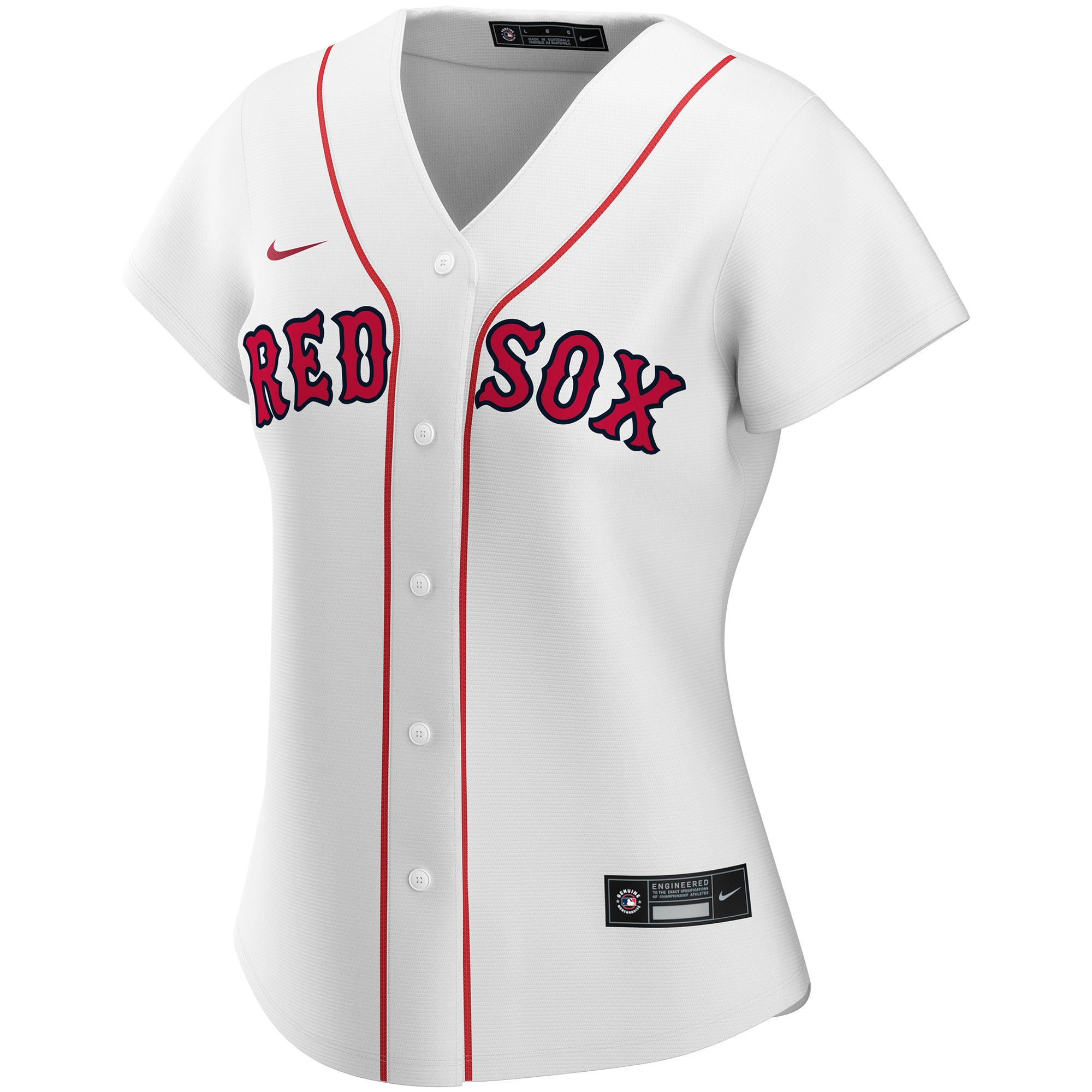 Boston Red Sox Nike Women’s Home Replica Custom Jersey – White