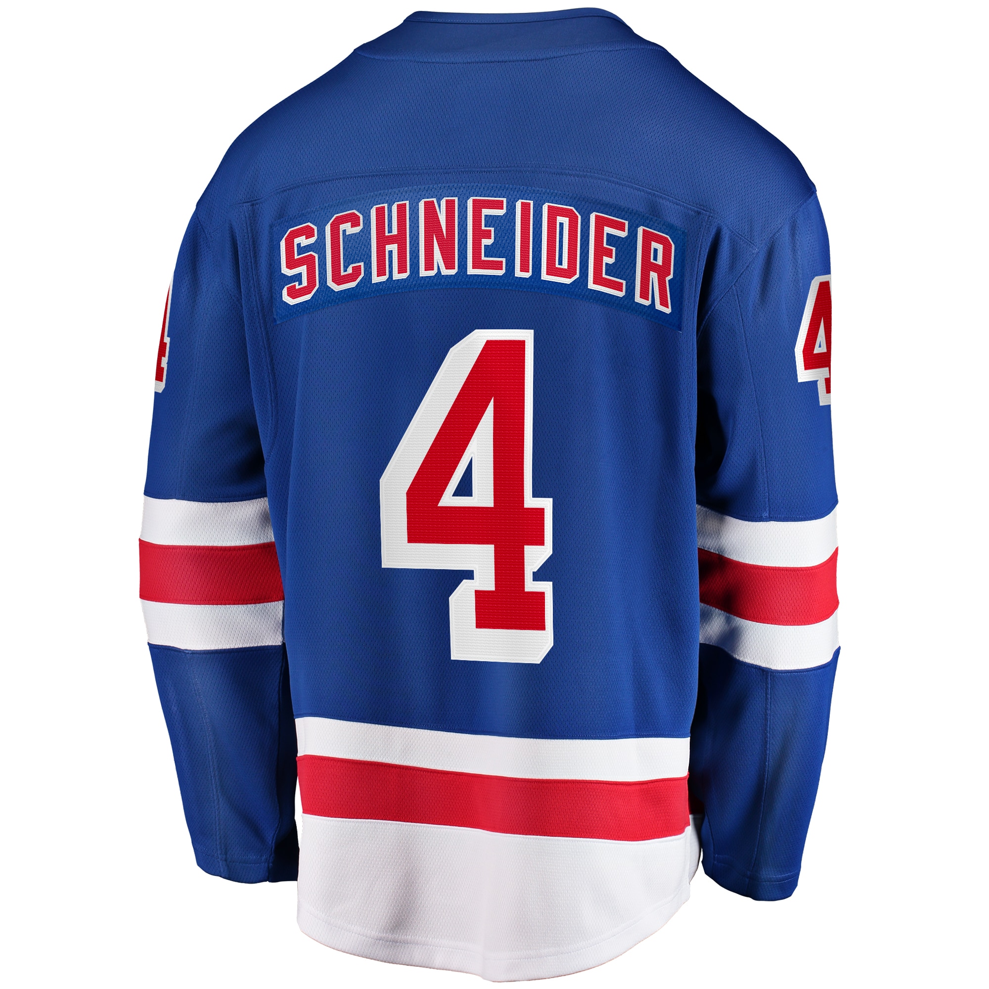 Braden Schneider New York Rangers Fanatics Home Premier Breakaway Player Jersey – Blue Clowdercats
