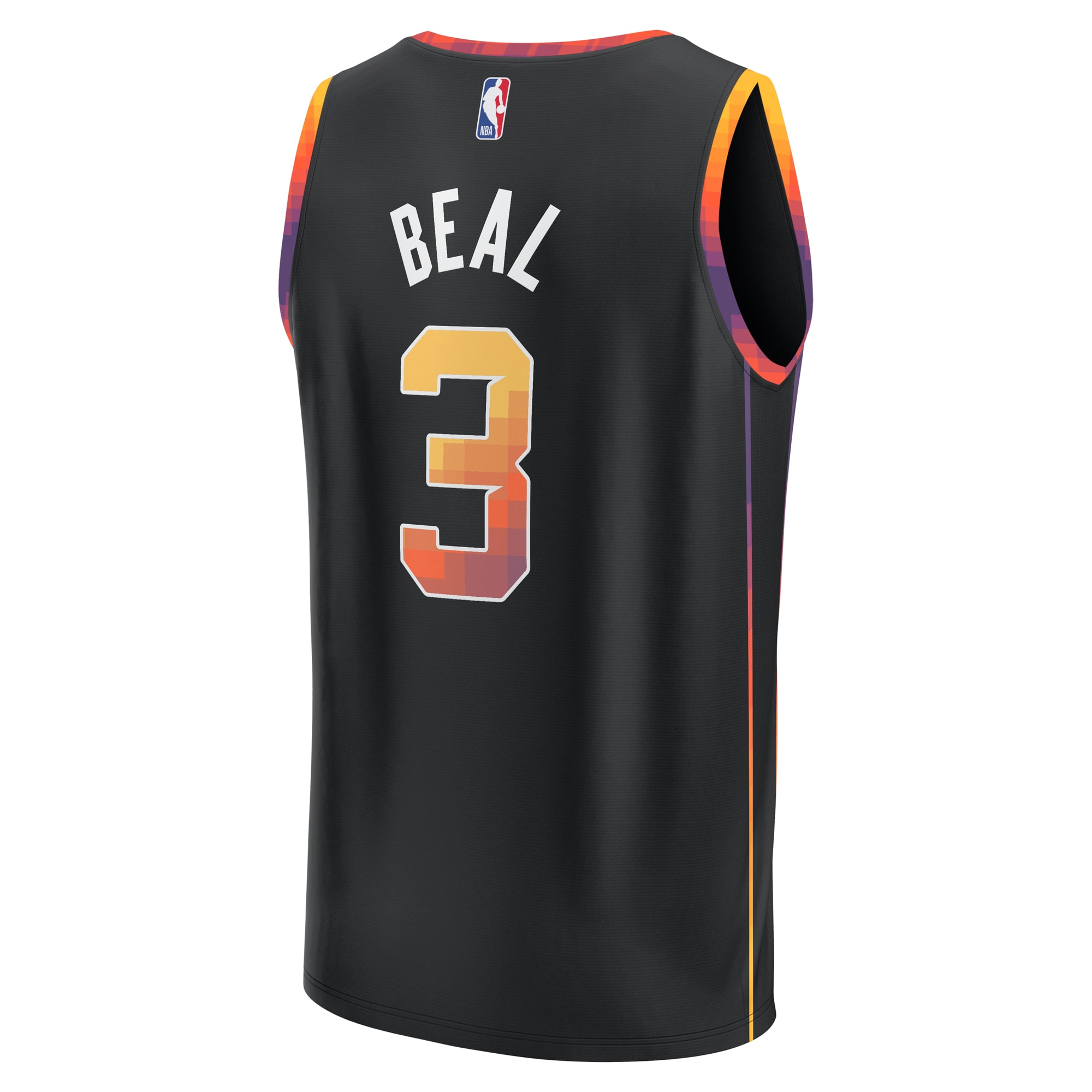 Bradley Beal Phoenix Suns Fanatics Fast Break Player Jersey – Statement Edition – Black Clowdercats