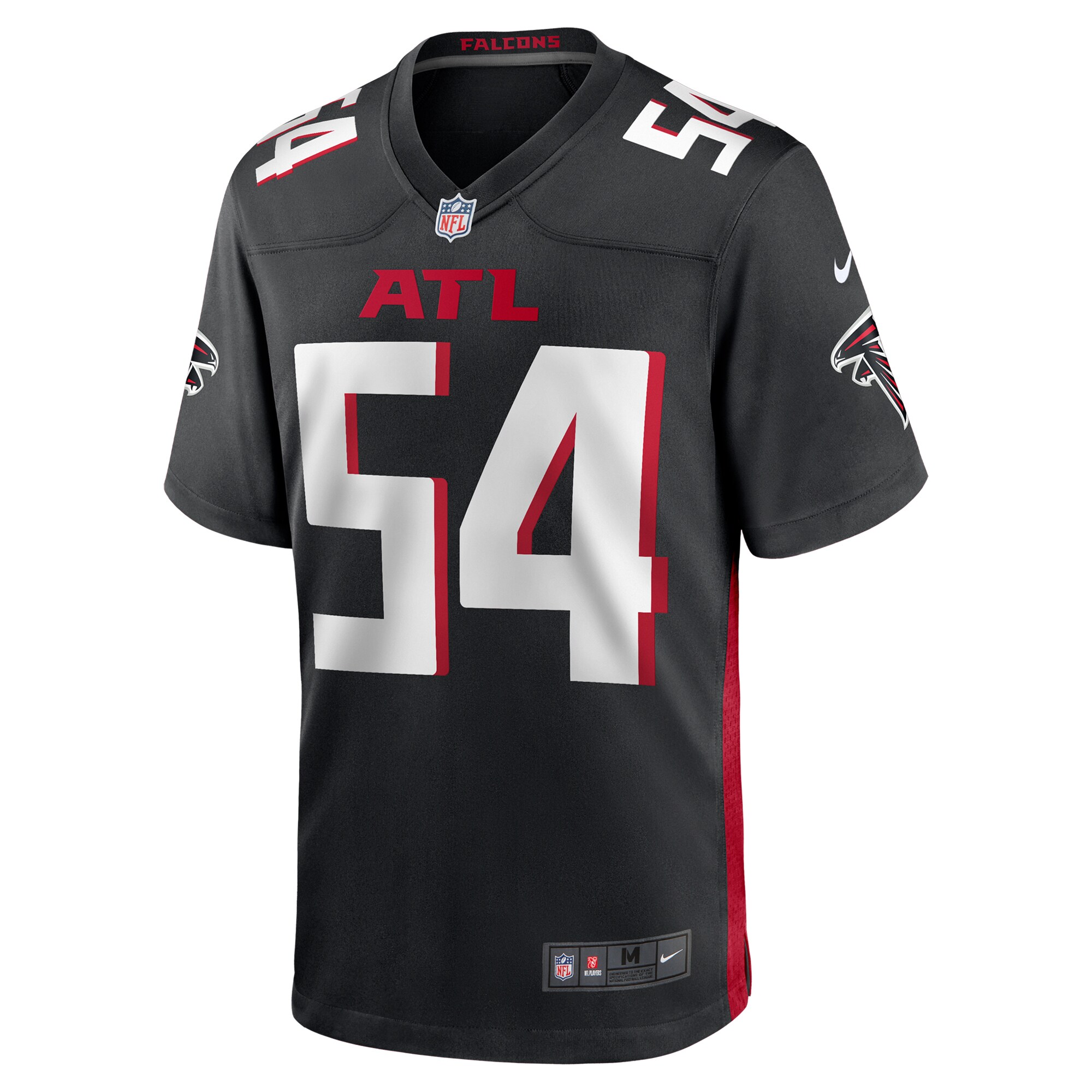 Brandon Dorlus Atlanta Falcons Nike Team Game Jersey – Black Clowdercats