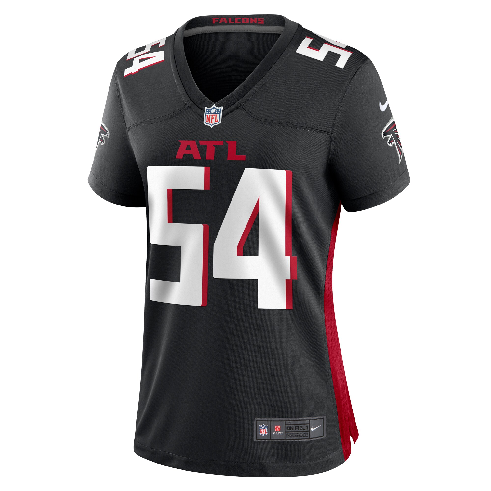 Brandon Dorlus Atlanta Falcons Nike Women’s Game Jersey – Black Clowdercats