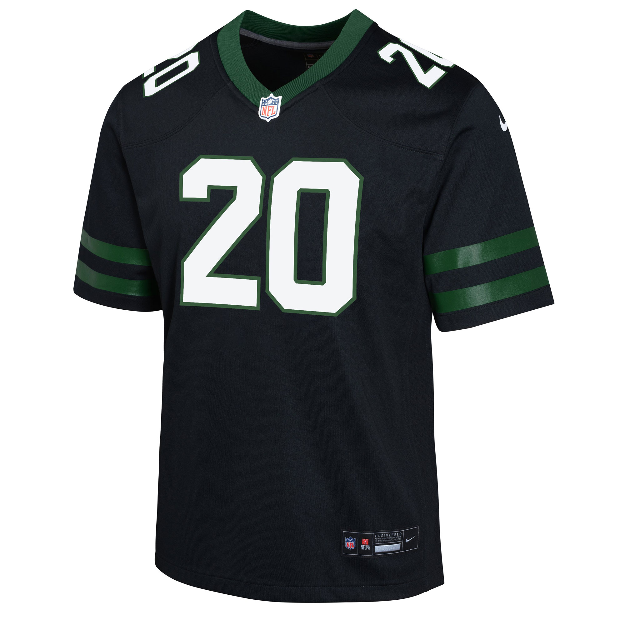 Breece Hall New York Jets Nike Youth Game Jersey – Black Clowdercats