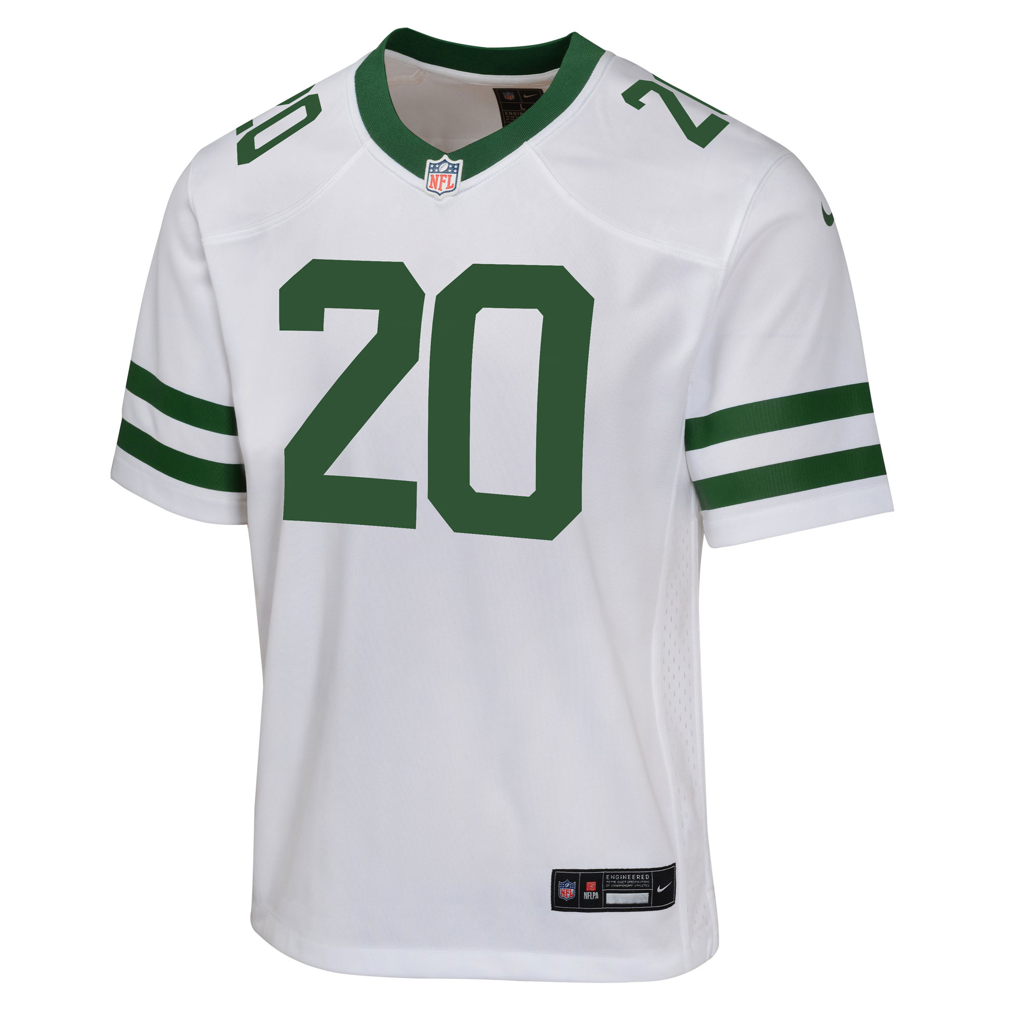 Breece Hall New York Jets Nike Youth Game Jersey – White Clowdercats