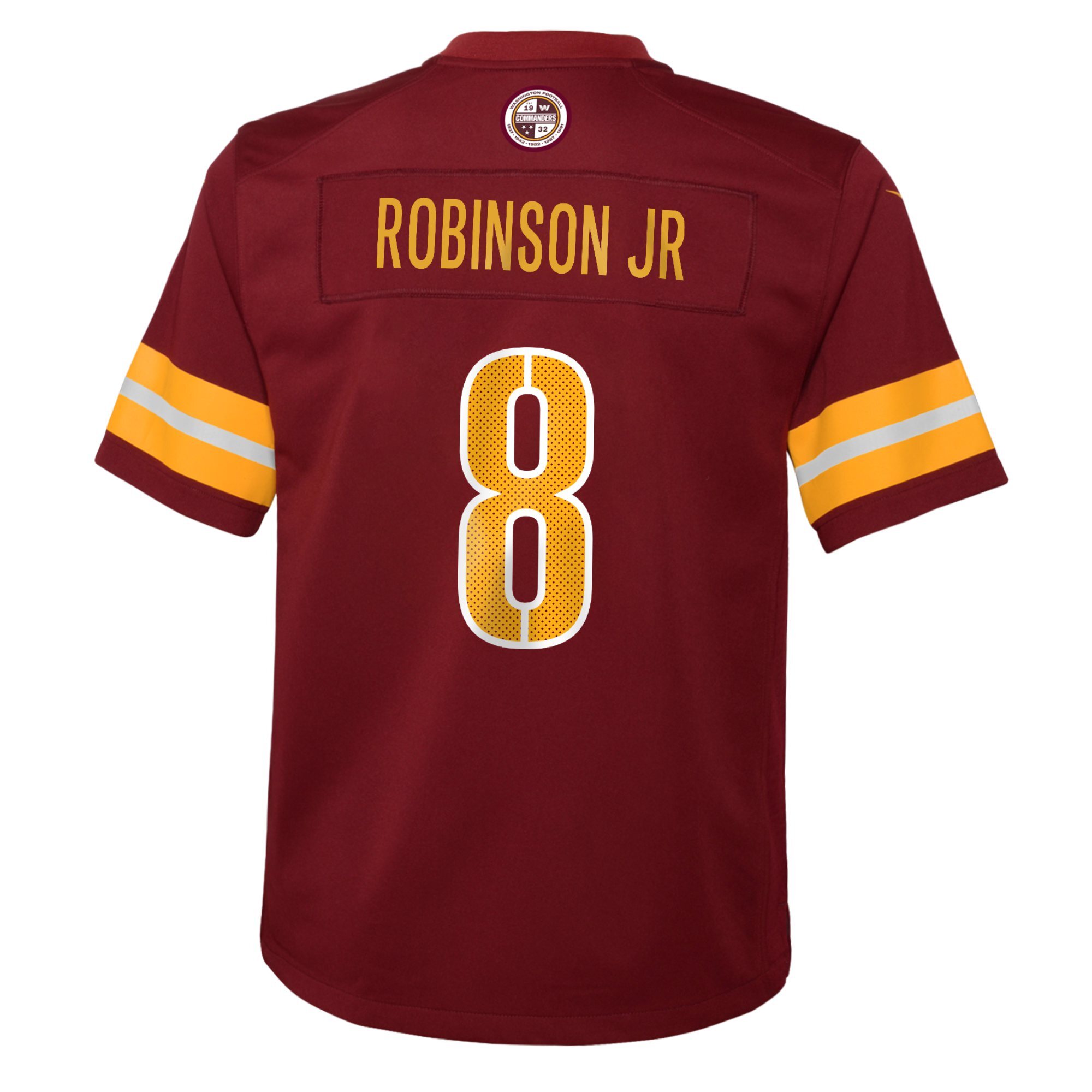 Brian Robinson Jr. Washington Commanders Nike Youth Game Jersey – Burgundy Clowdercats