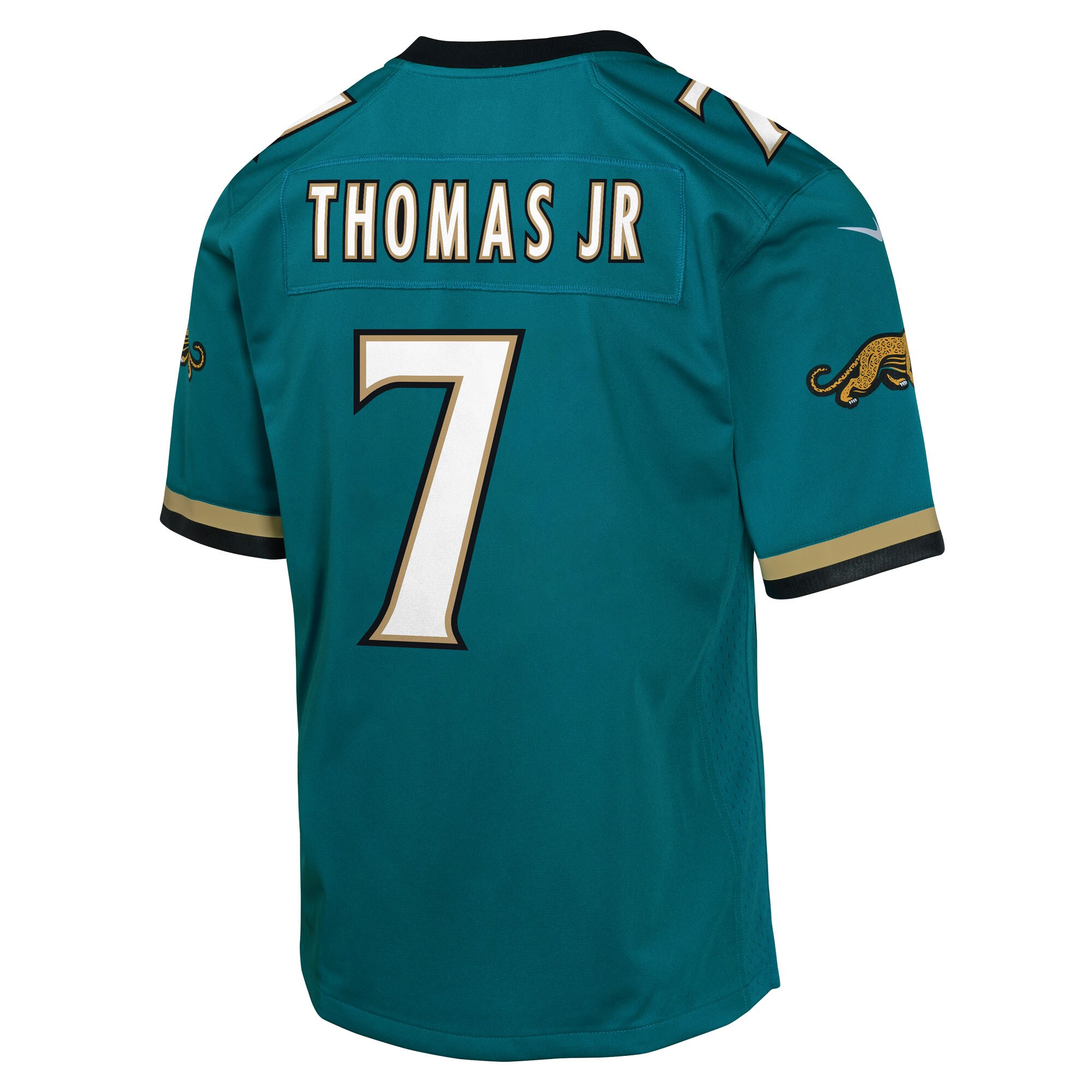 Brian Thomas Jr. Jacksonville Jaguars Nike Youth Alternate 2 Prowler Throwback Game Jersey – Teal Clowdercats
