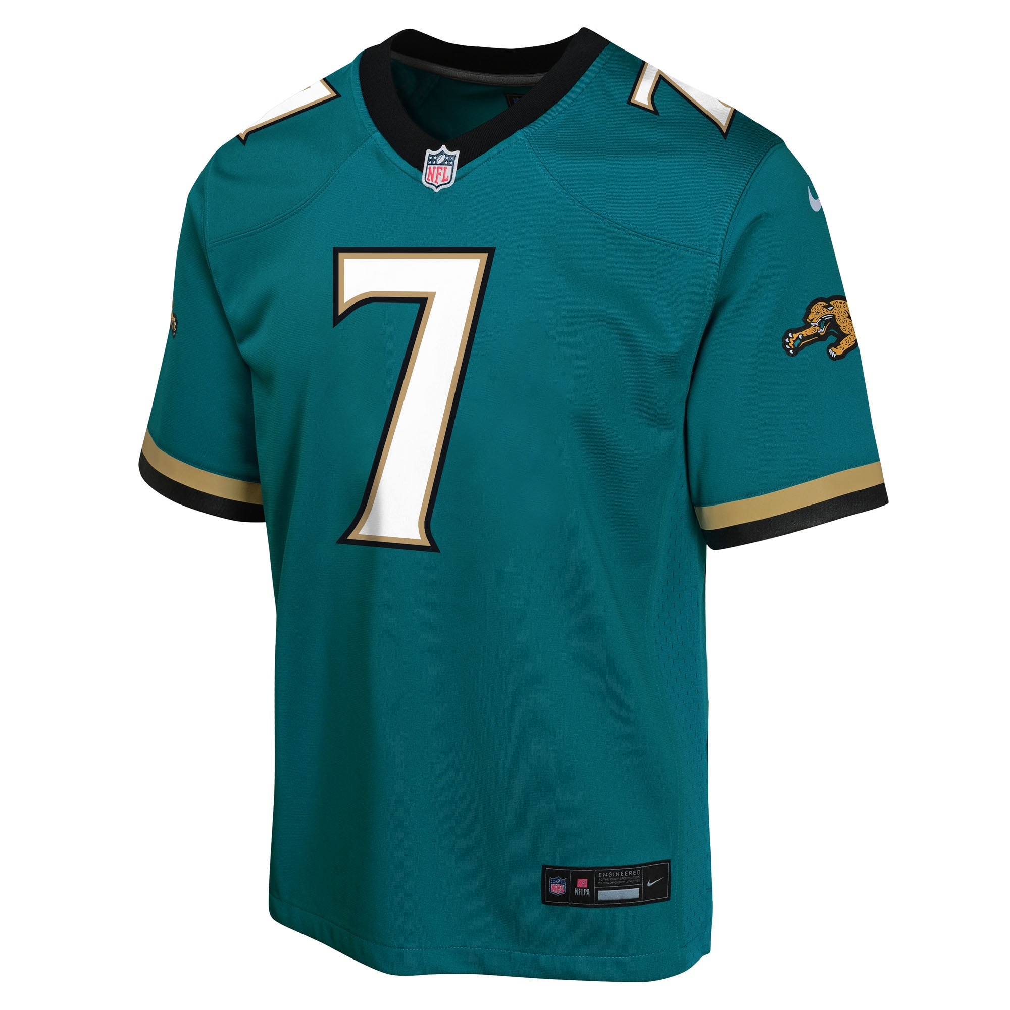 Brian Thomas Jr. Jacksonville Jaguars Nike Youth Alternate 2 Prowler Throwback Game Jersey – Teal Clowdercats