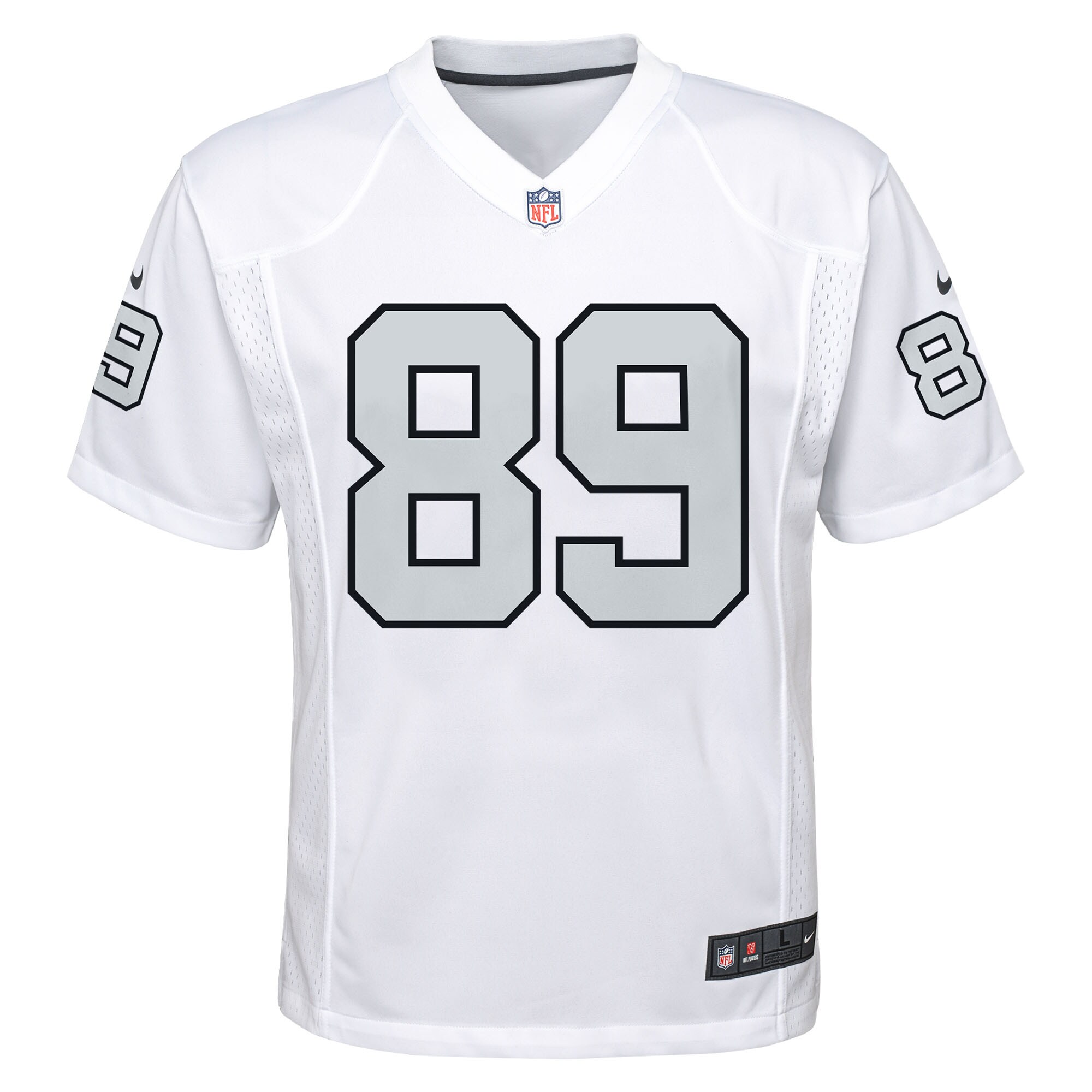 Brock Bowers Las Vegas Raiders Nike Youth Alternate Game Jersey – White Clowdercats