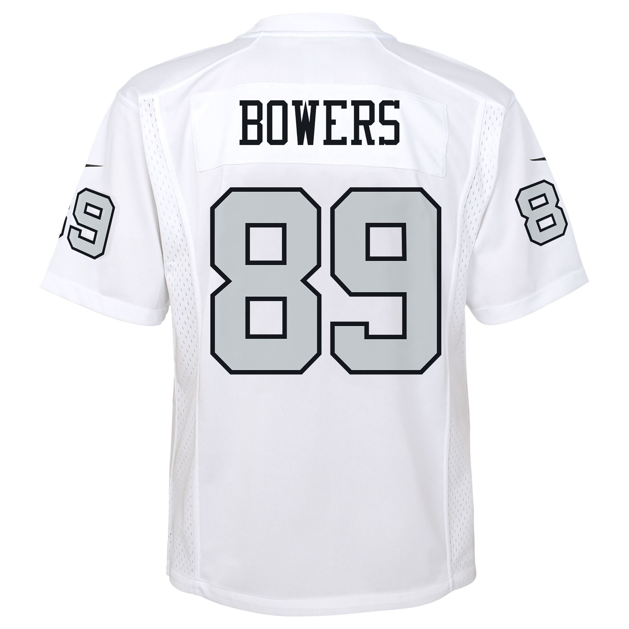 Brock Bowers Las Vegas Raiders Nike Youth Alternate Game Jersey – White Clowdercats