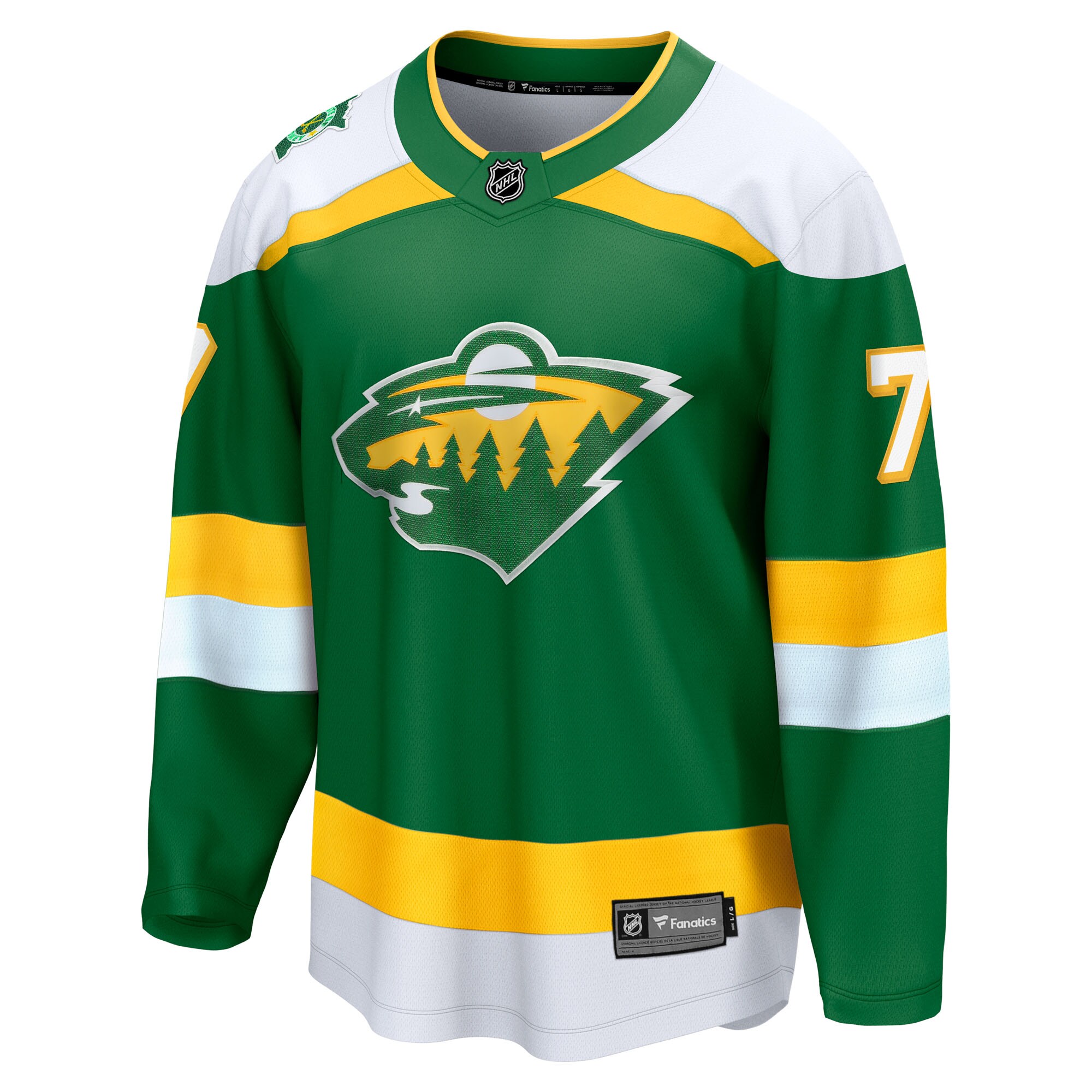 Brock Faber Minnesota Wild Fanatics Alternate Breakaway Jersey – Green Clowdercats
