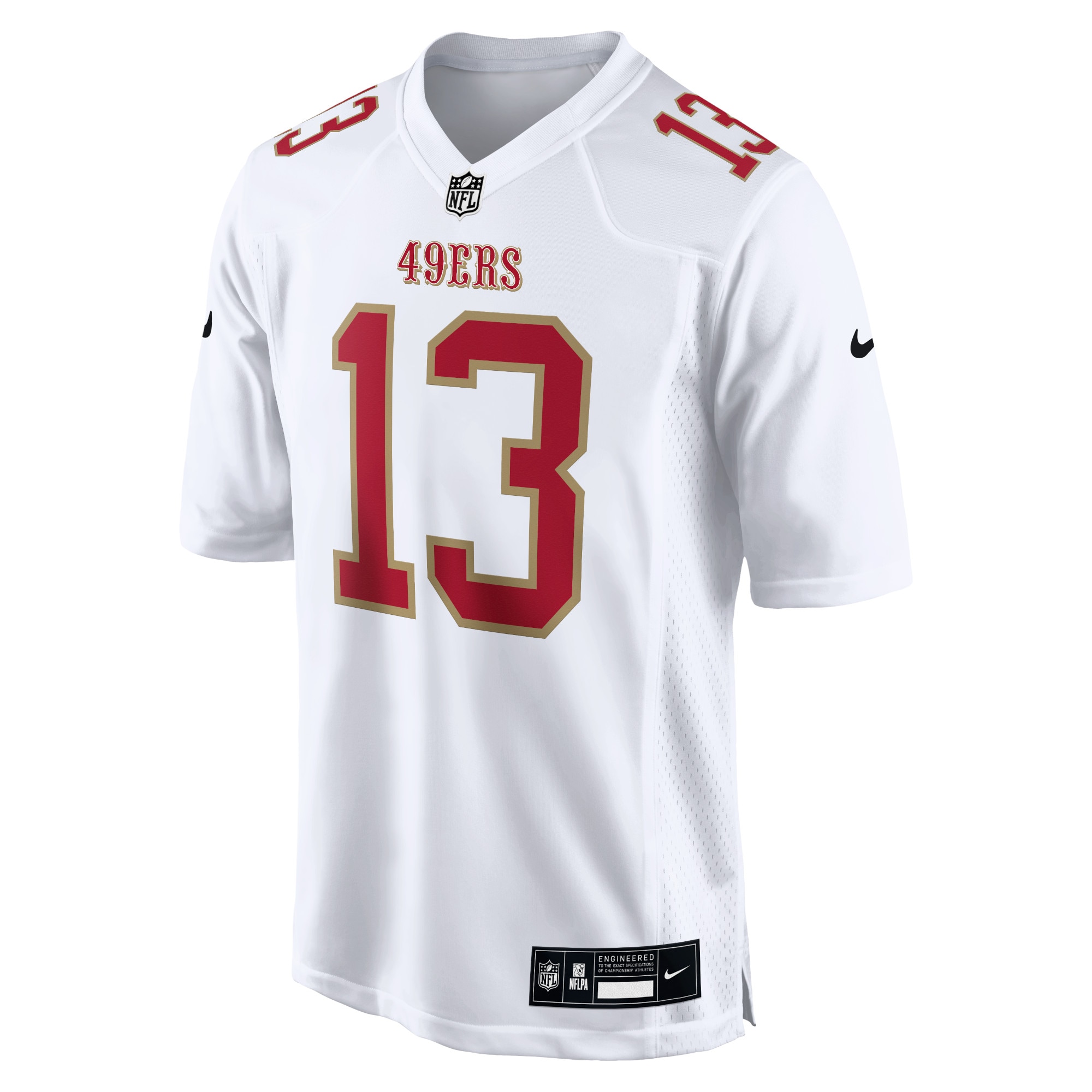 Brock Purdy San Francisco 49ers Nike Fashion Game Jersey – Tundra White Clowdercats