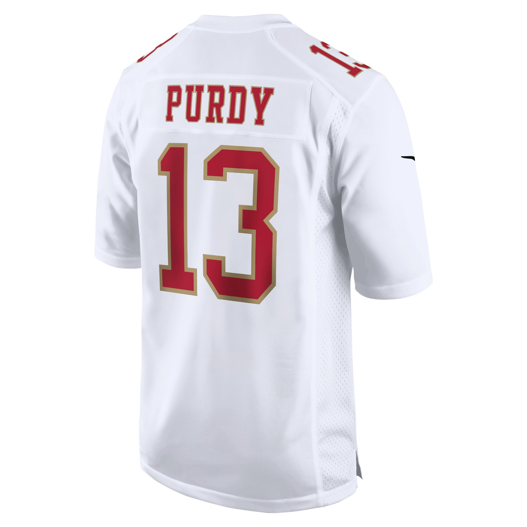 Brock Purdy San Francisco 49ers Nike Fashion Game Jersey – Tundra White Clowdercats