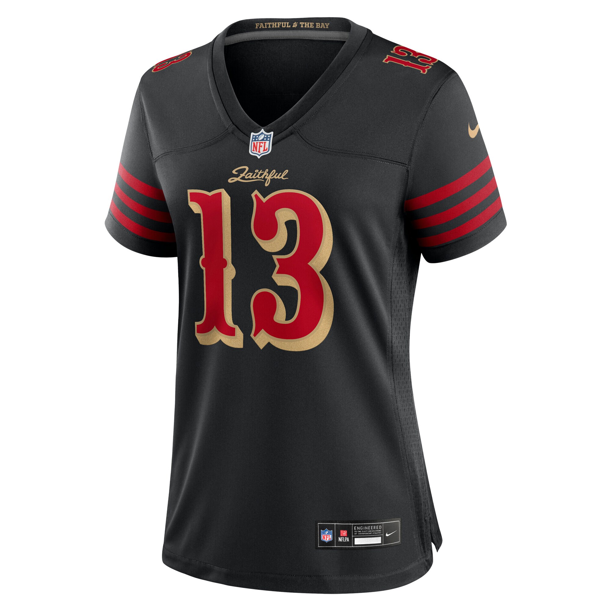 Brock Purdy San Francisco 49ers Nike Women’s 2025 Rivalries Collection Game Jersey – Black Clowdercats