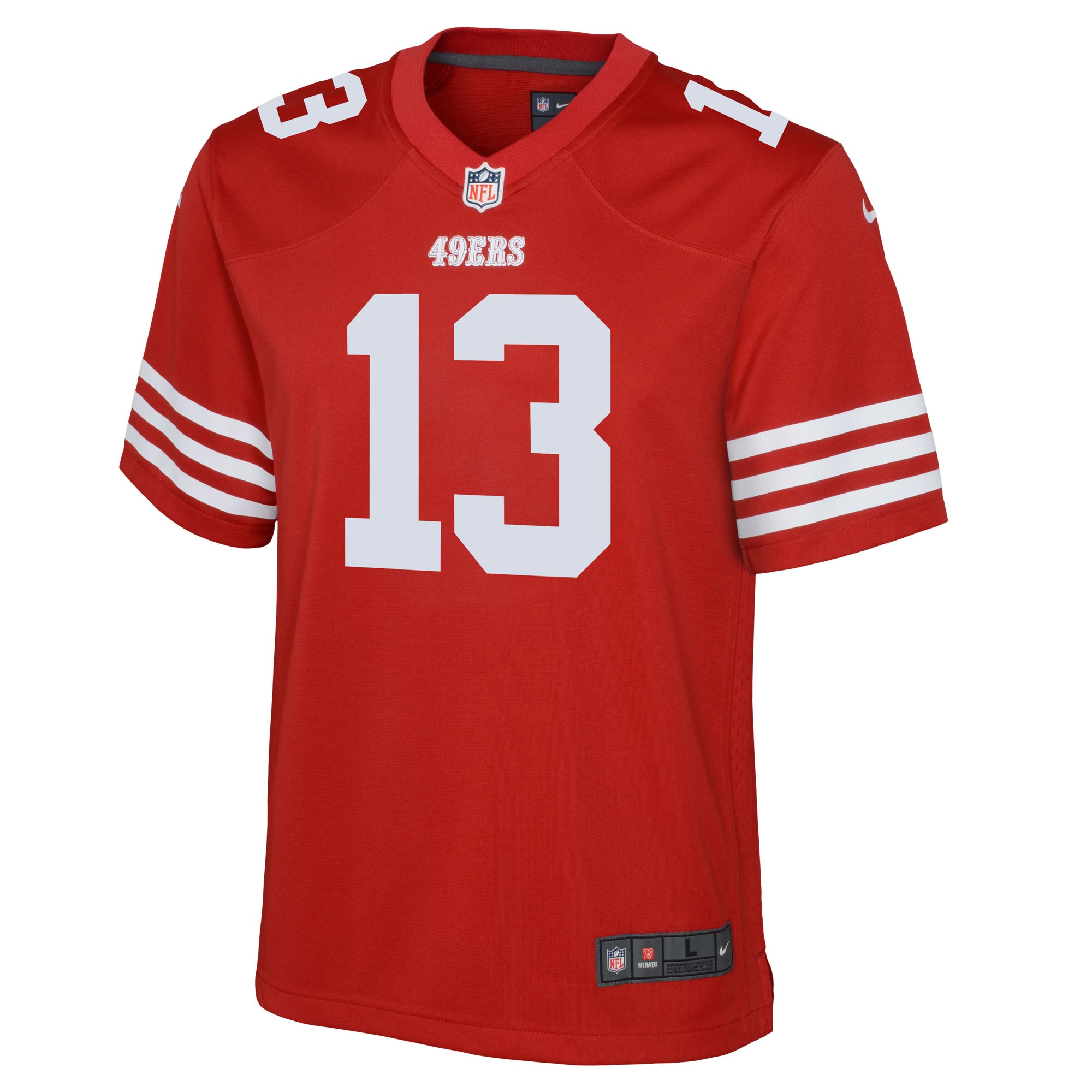 Brock Purdy San Francisco 49ers Nike Youth Game Jersey – Scarlet Clowdercats