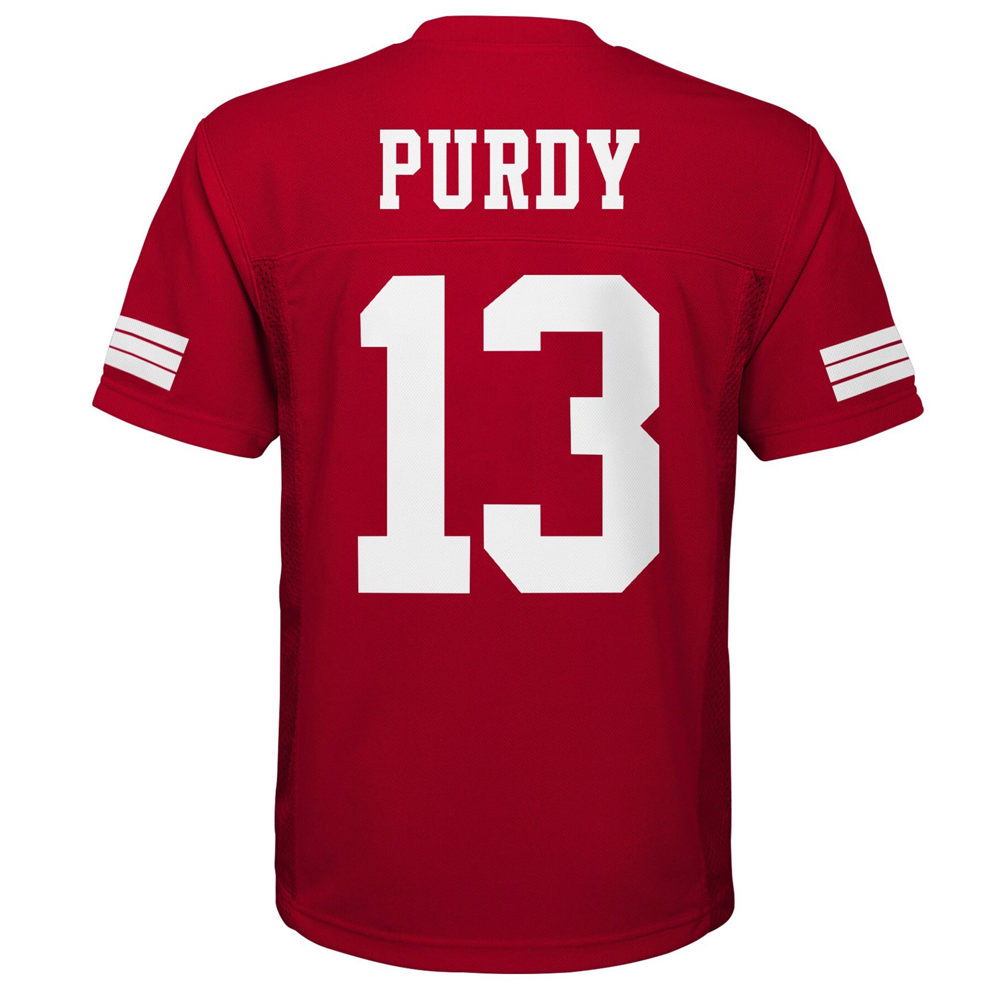 Brock Purdy San Francisco 49ers Youth Replica Player Jersey – Scarlet Clowdercats