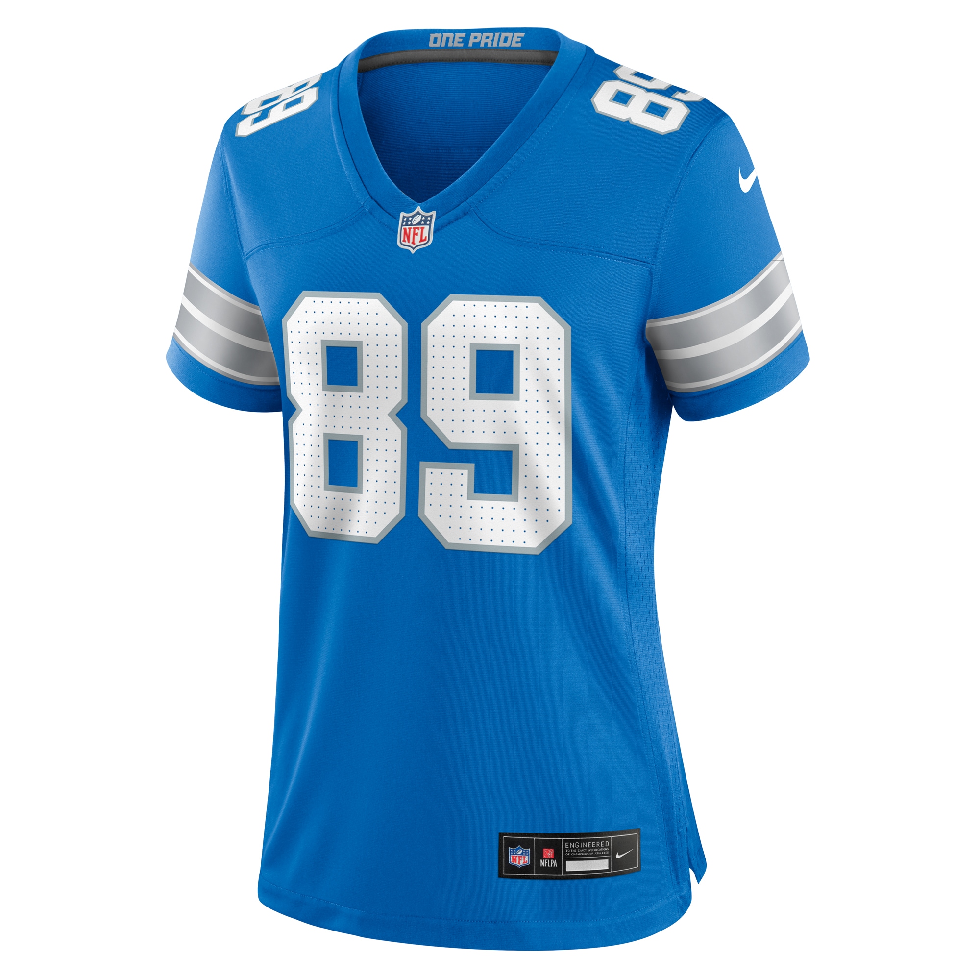 Brock Wright Detroit Lions Nike Women’s Team Game Jersey – Blue Clowdercats