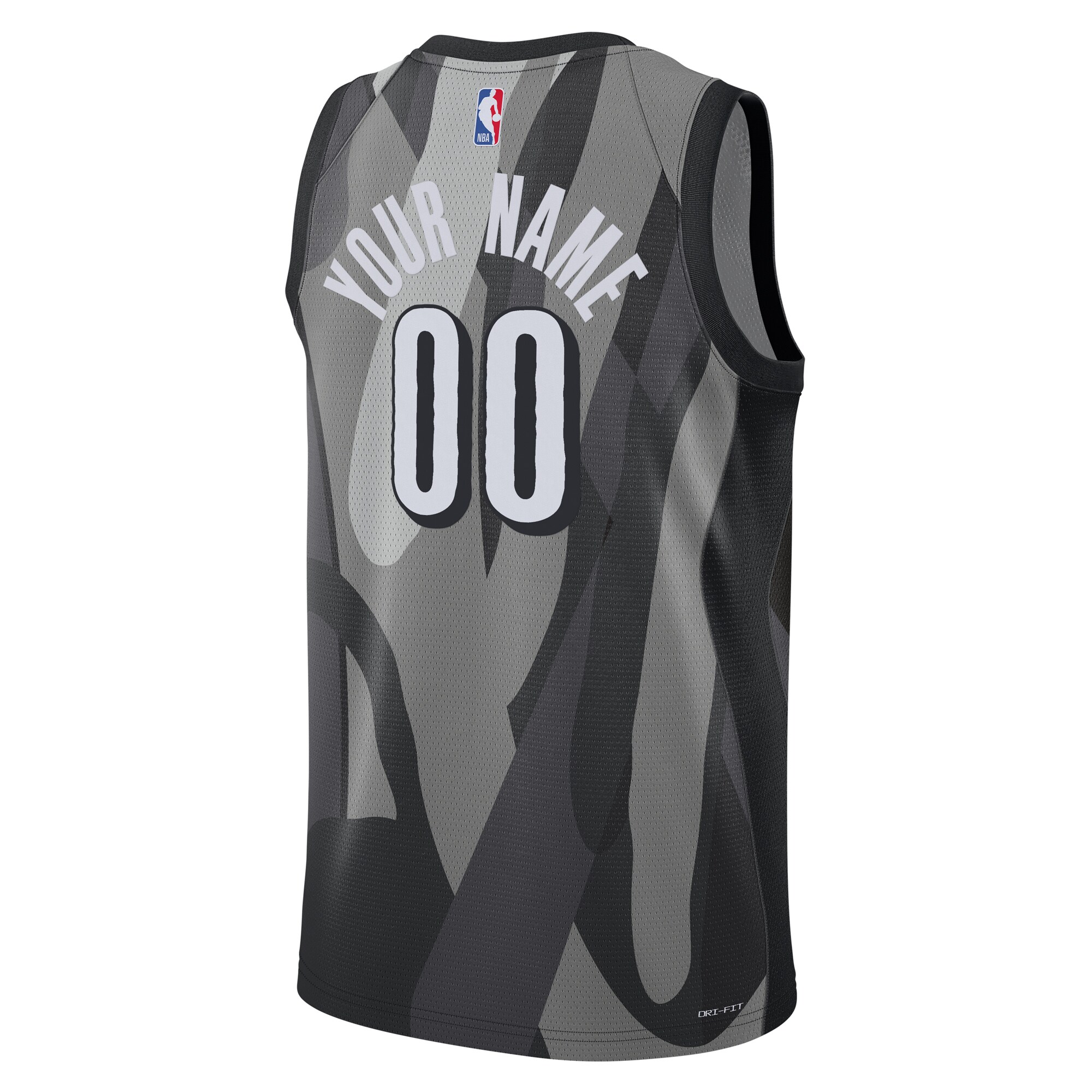 Brooklyn Nets Nike Unisex 2024/25 Custom Swingman Jersey – City Edition – Gray Clowdercats