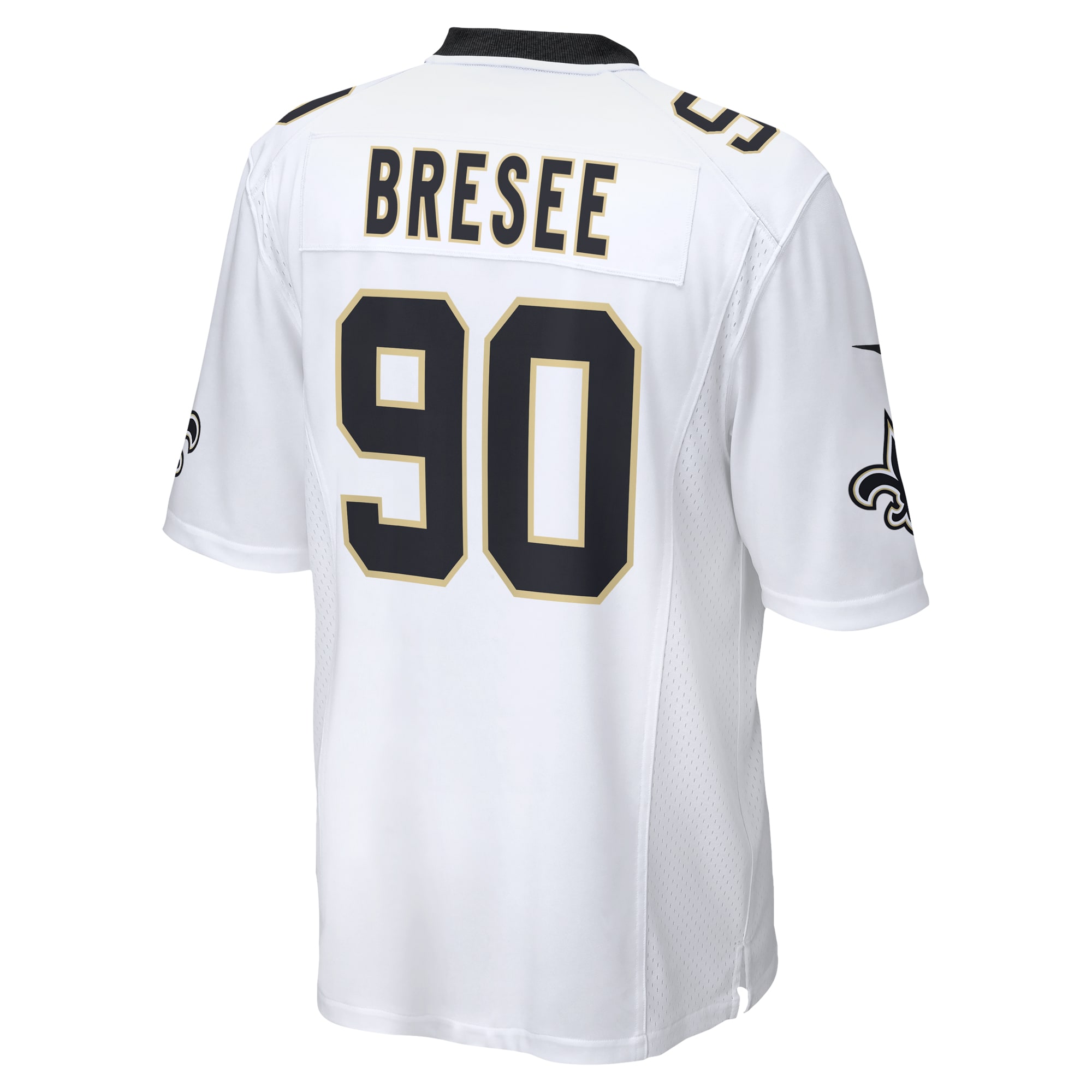 Bryan Bresee New Orleans Saints Nike Game Jersey – White Clowdercats