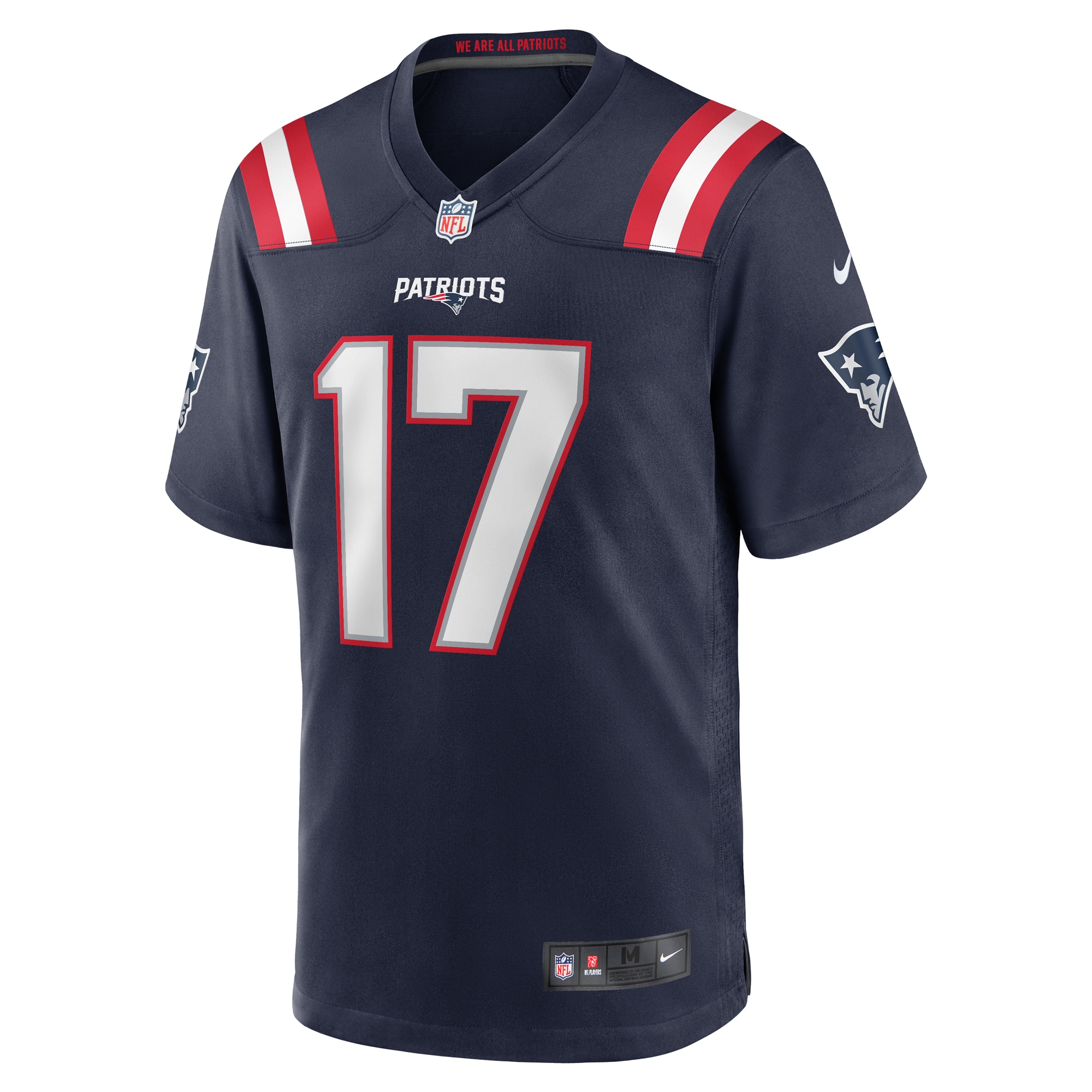 Bryce Baringer New England Patriots Nike Team Game Jersey – Navy Clowdercats