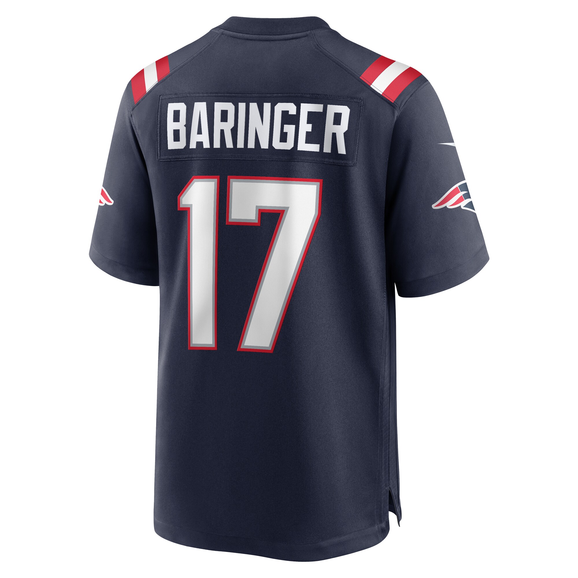 Bryce Baringer New England Patriots Nike Team Game Jersey – Navy Clowdercats