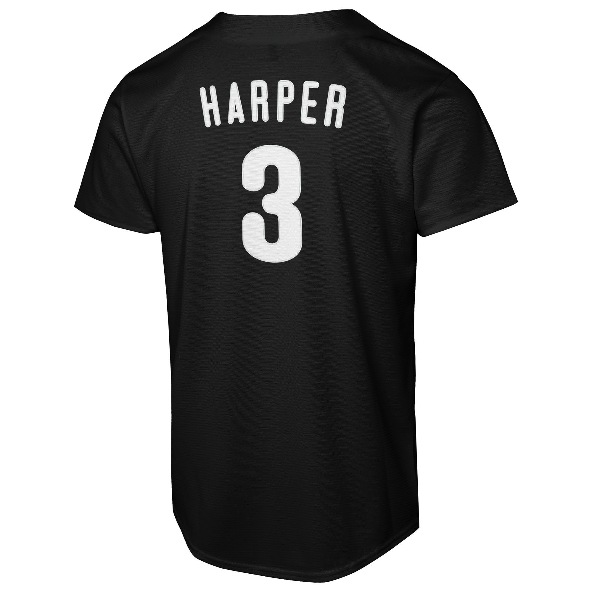 Bryce Harper Philadelphia Phillies Nike Youth Replica Fashion Jersey – Black