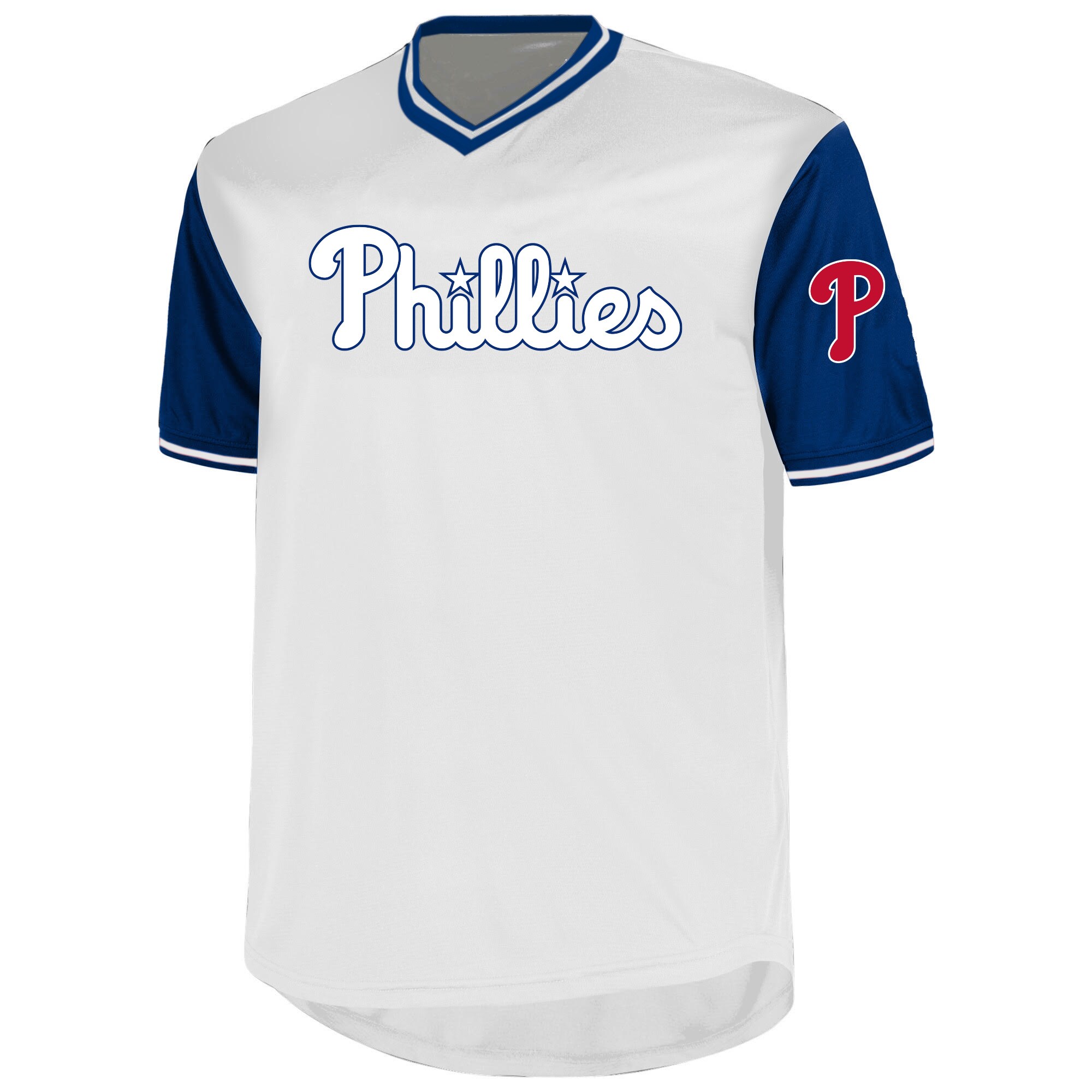 Bryce Harper Philadelphia Phillies Profile Big & Tall Name & Number Birdeye V-Neck T-Shirt – White