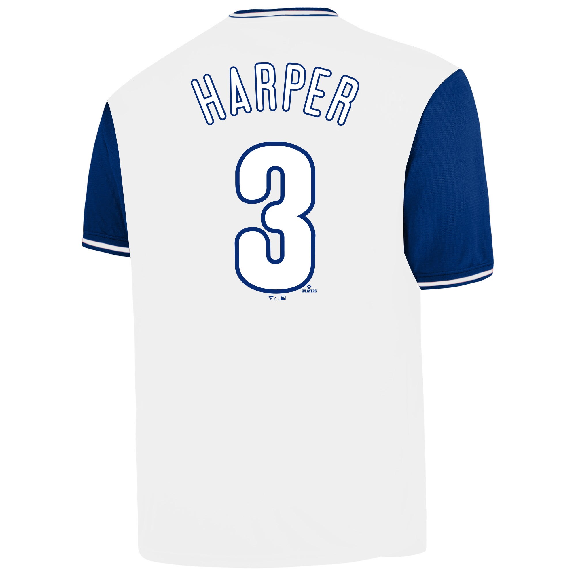 Bryce Harper Philadelphia Phillies Profile Big & Tall Name & Number Birdeye V-Neck T-Shirt – White