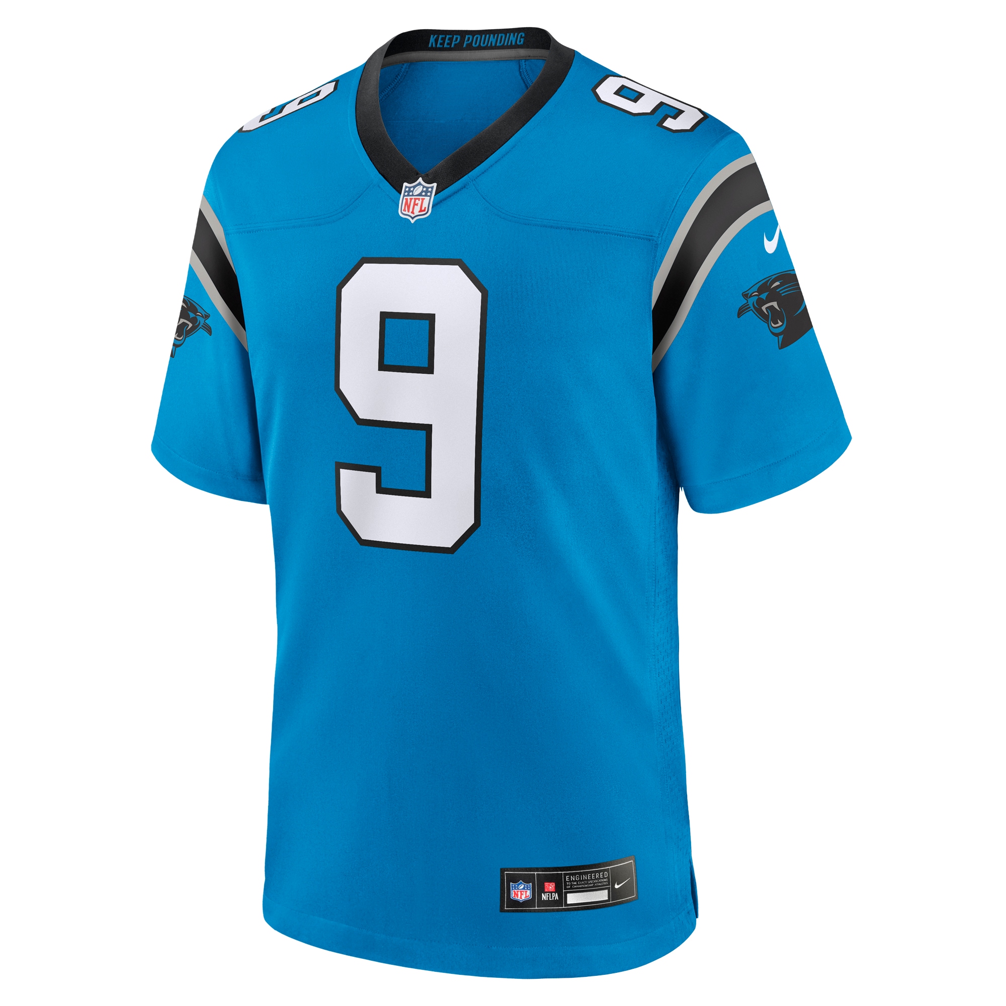Bryce Young Carolina Panthers Nike Alternate Game Jersey – Blue Clowdercats