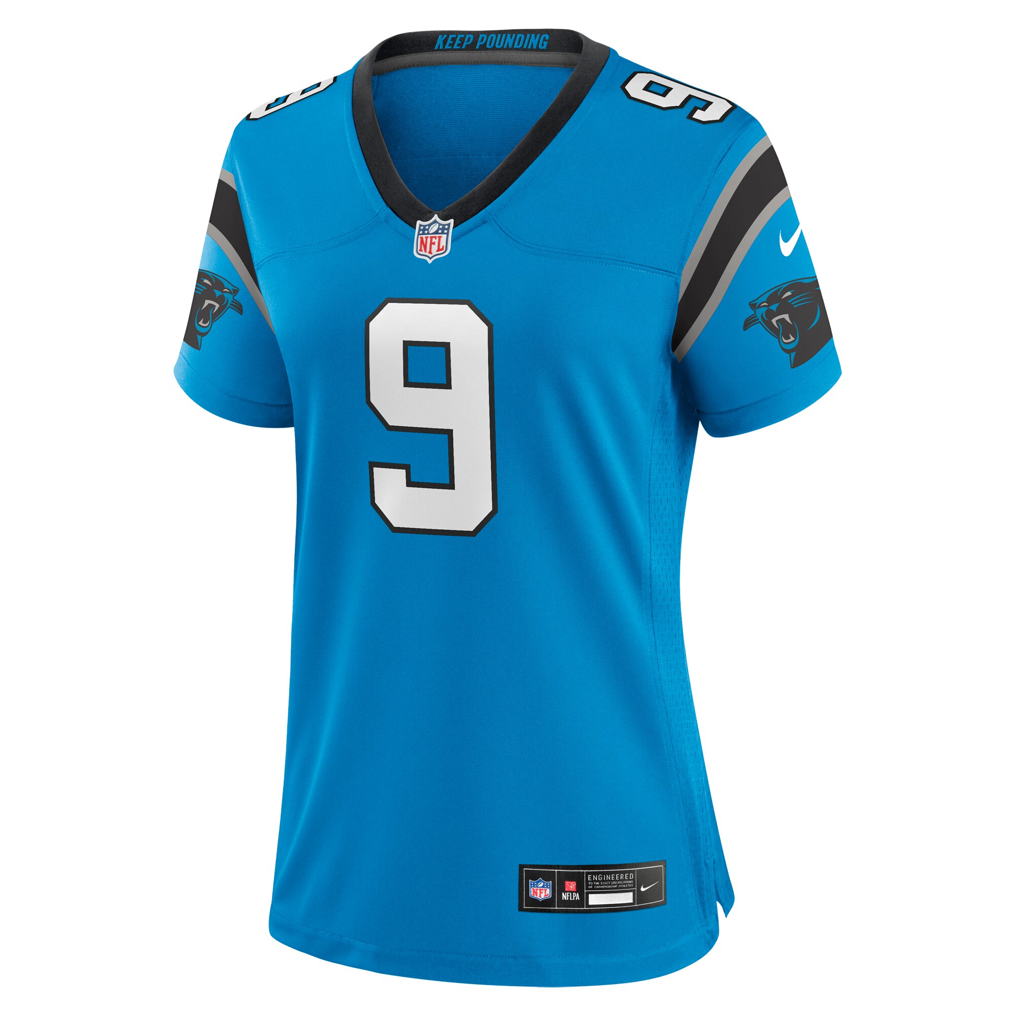 Bryce Young Carolina Panthers Nike Women’s Player Jersey – Blue Clowdercats