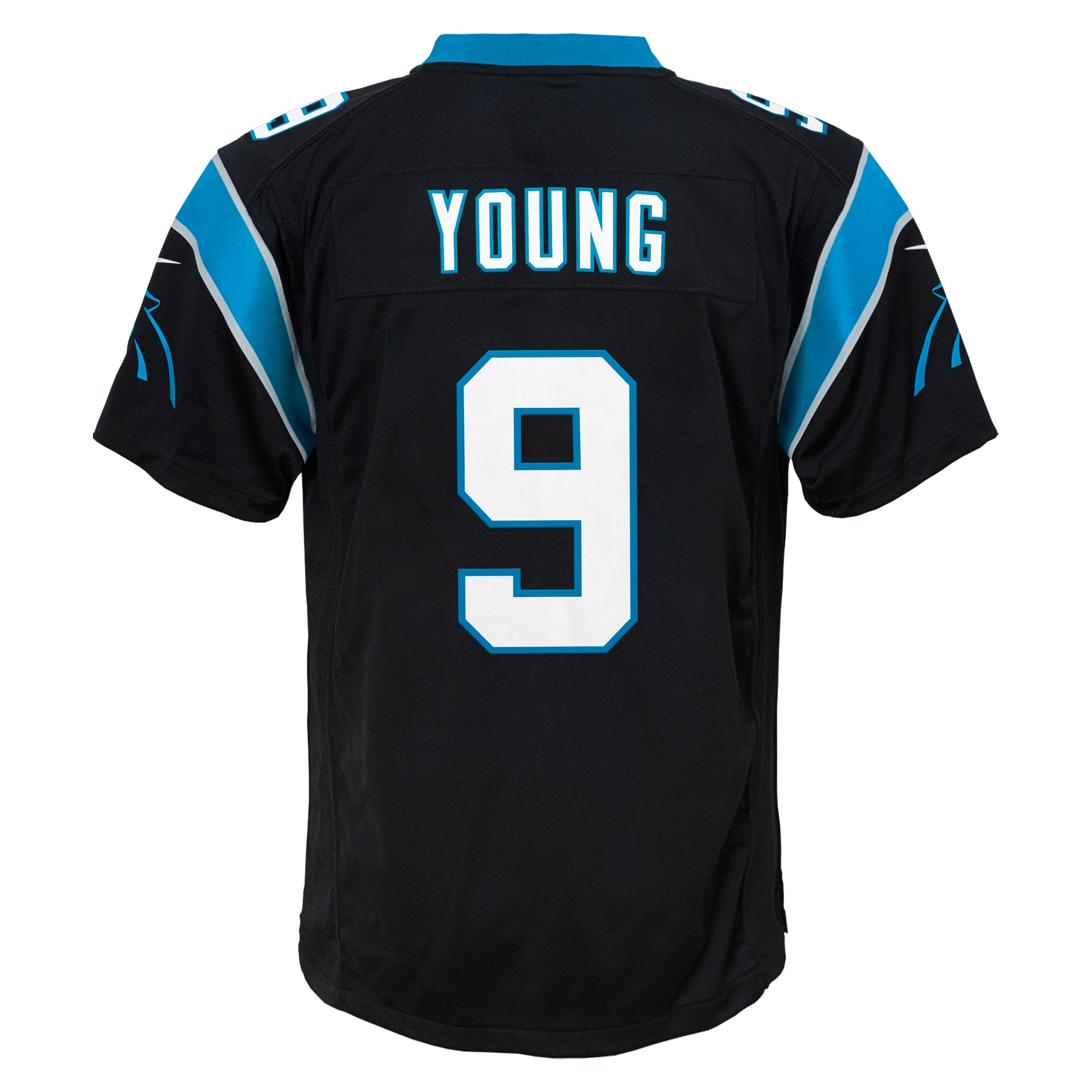 Bryce Young Carolina Panthers Nike Youth Game Jersey – Black Clowdercats